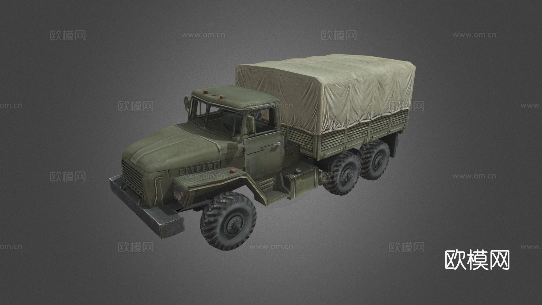 乌拉尔4320su模型