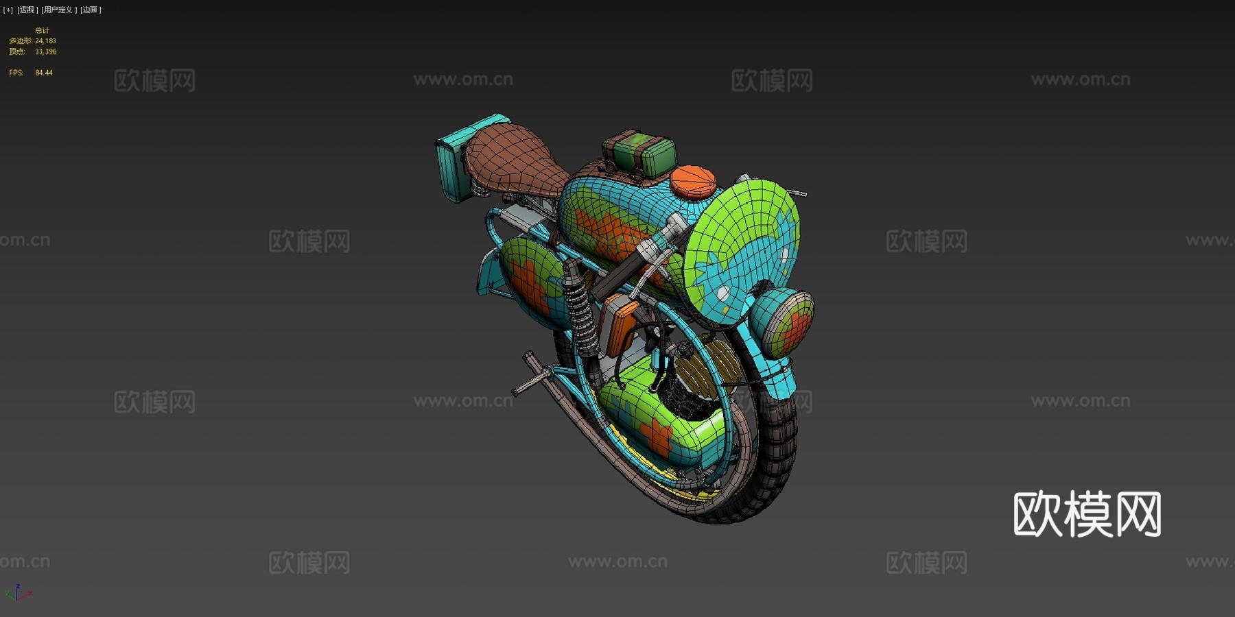 单轮摩托车神秘机器单轮摩托车挑战su模型