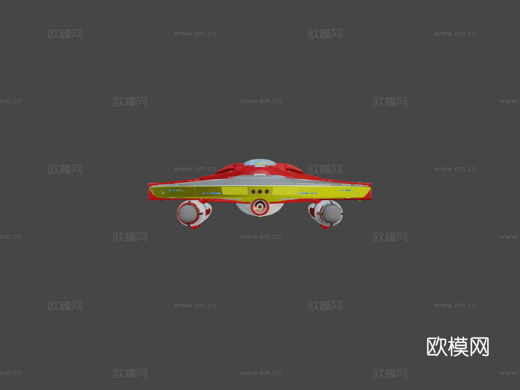 USS萨拉托加星际迷航粉丝设计su模型