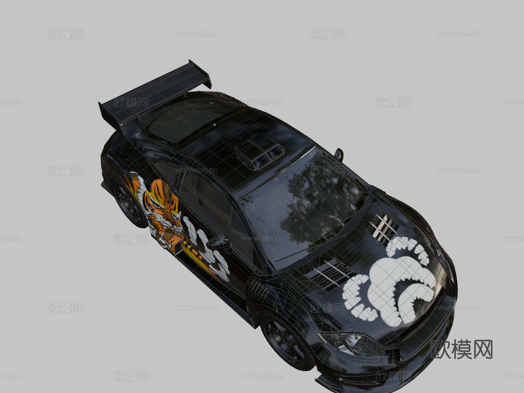 大卢日蚀GT极品飞车最高通缉su模型