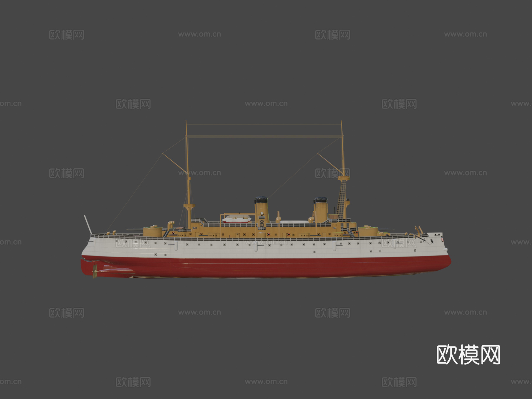 USS奥林匹亚C6su模型