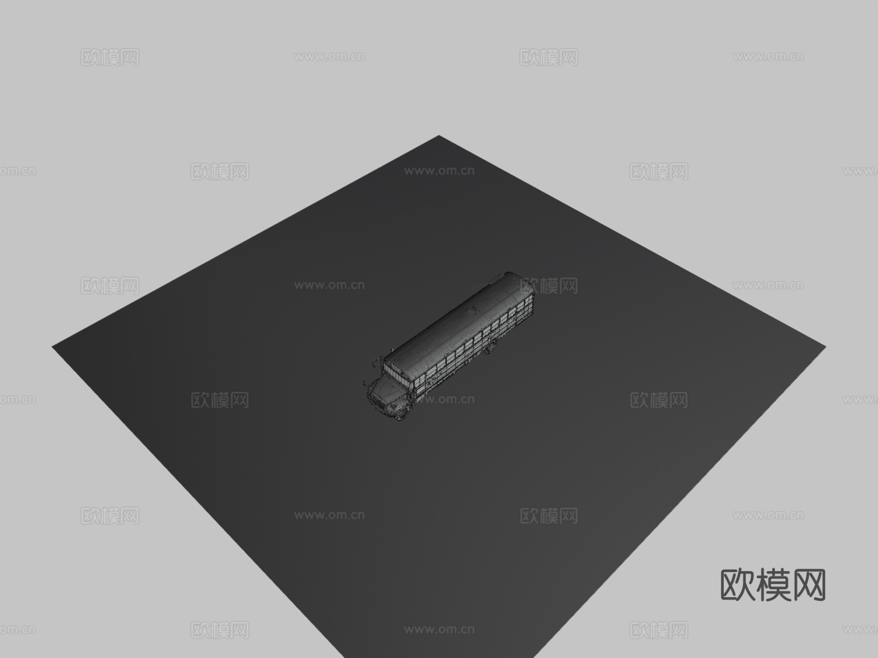 校车 更新提升su模型