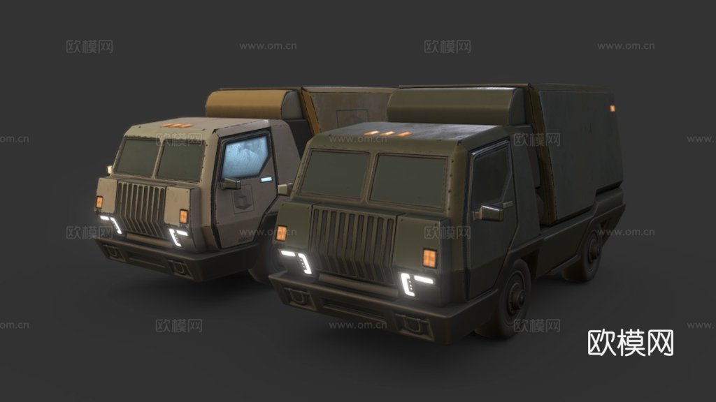 未来风格GAZ66su模型