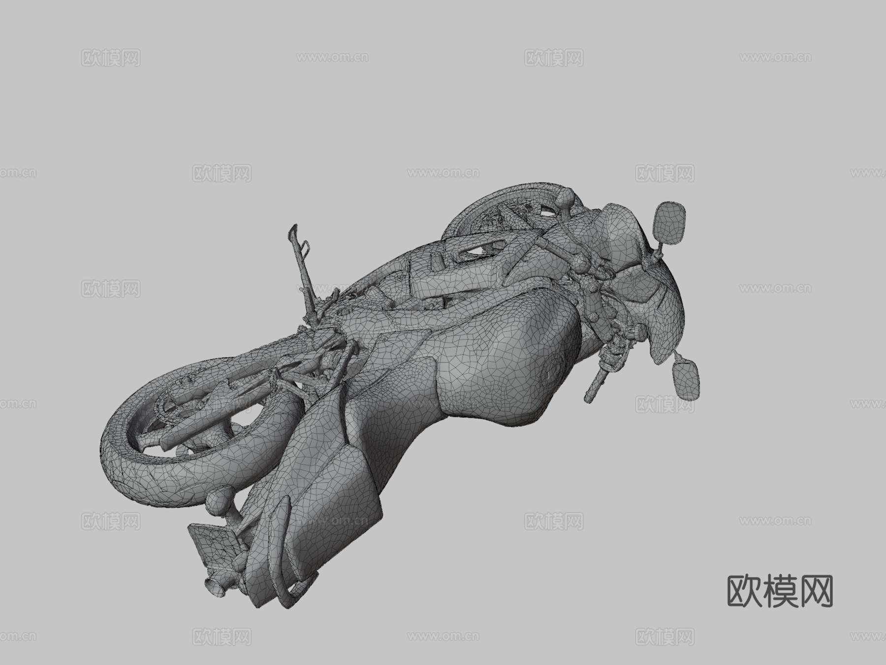 摩托车 铃木 SV 650s 3D 扫描su模型