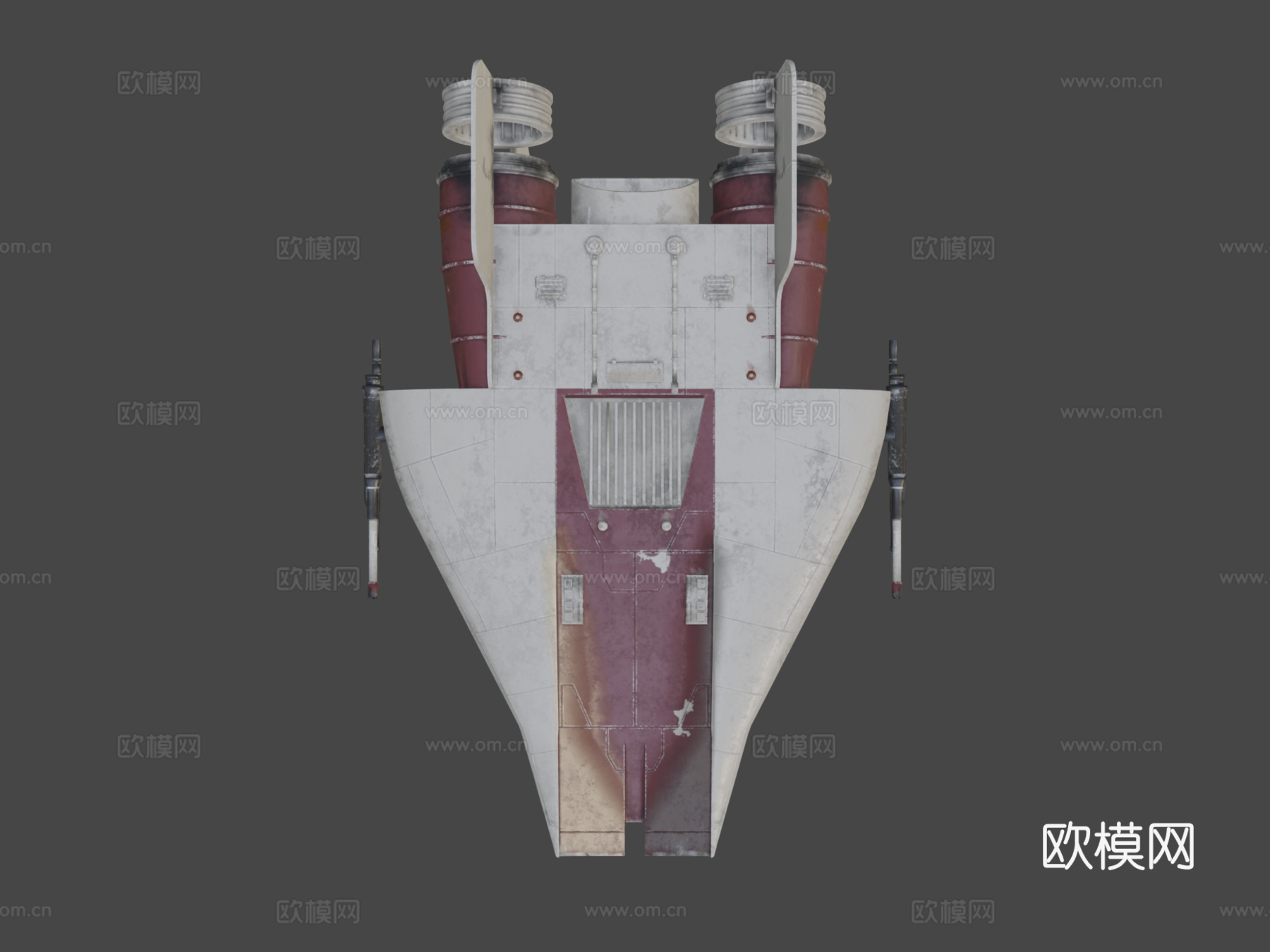 反抗军 A翼 星球大战su模型