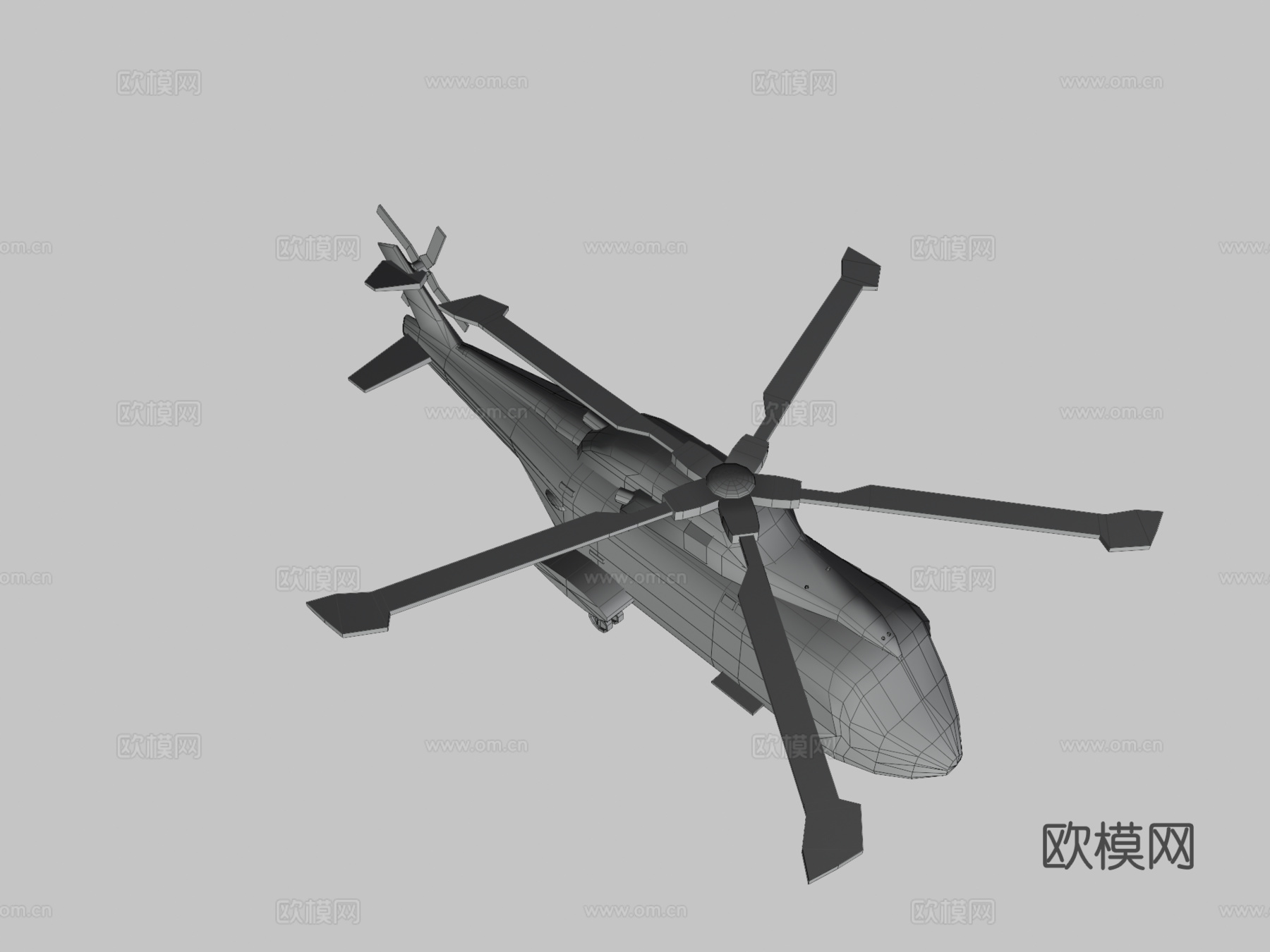 直升机su模型