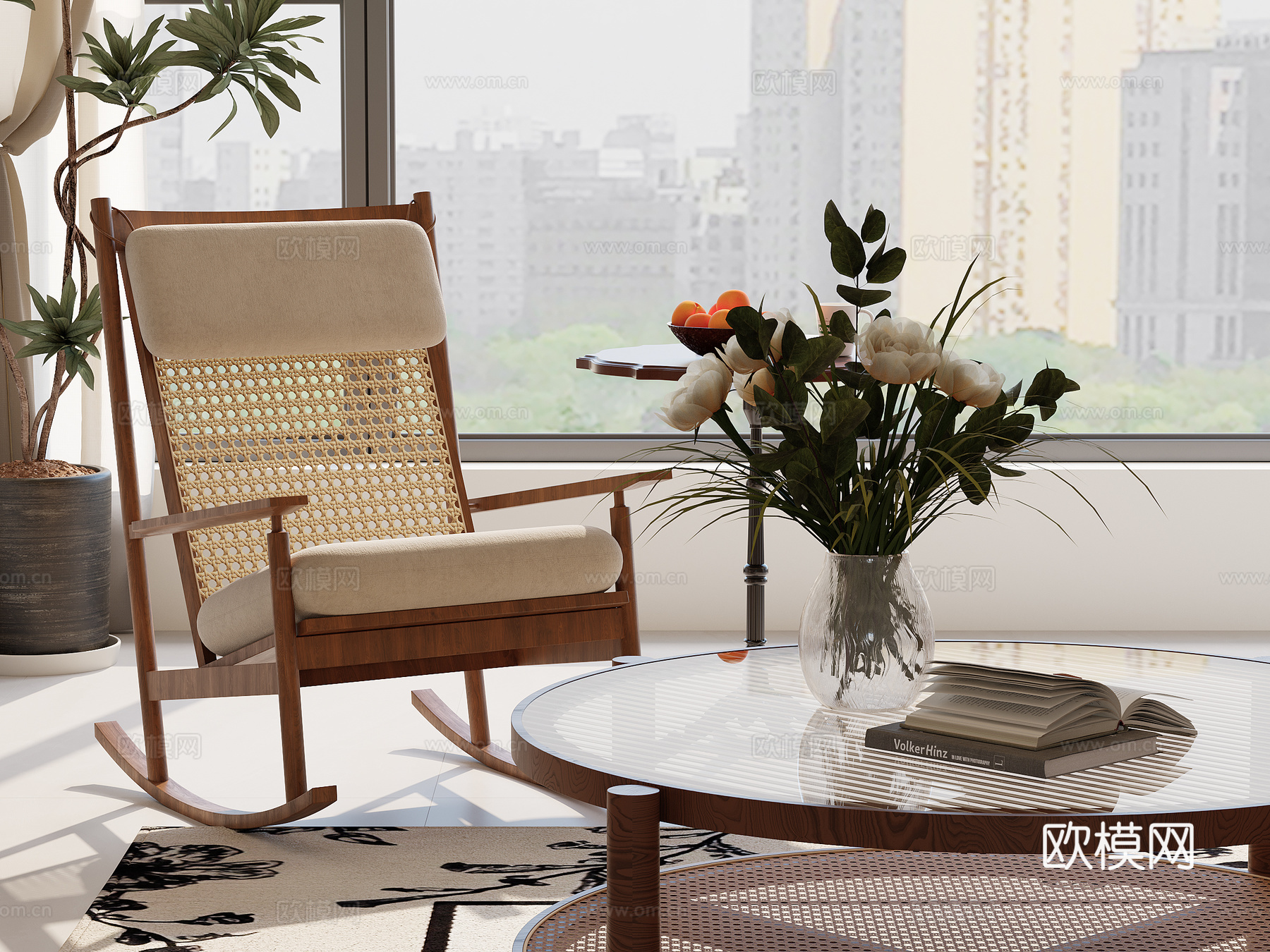 法式中古风客厅su模型