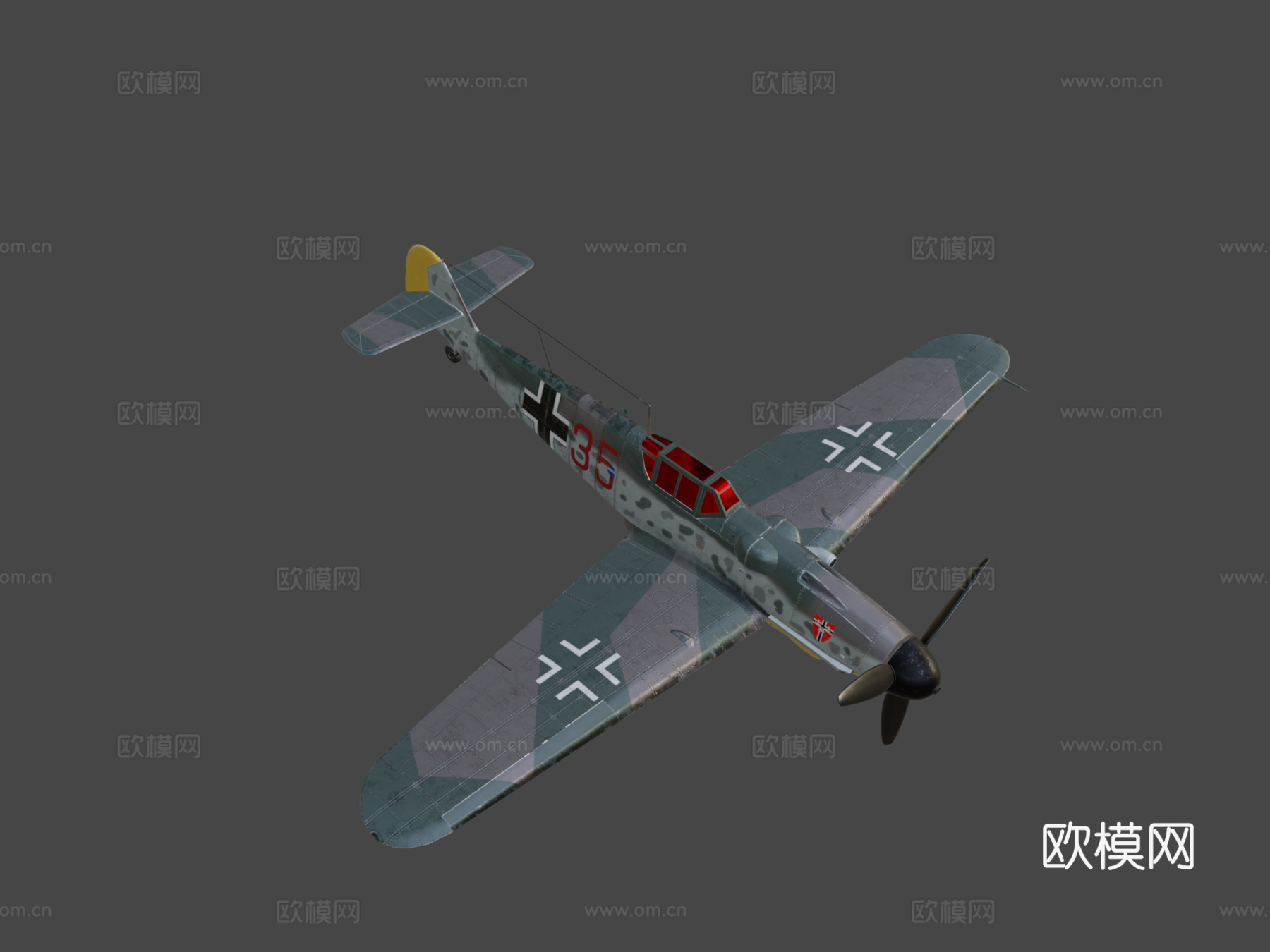 梅塞施密特Bf 109 Gsu模型