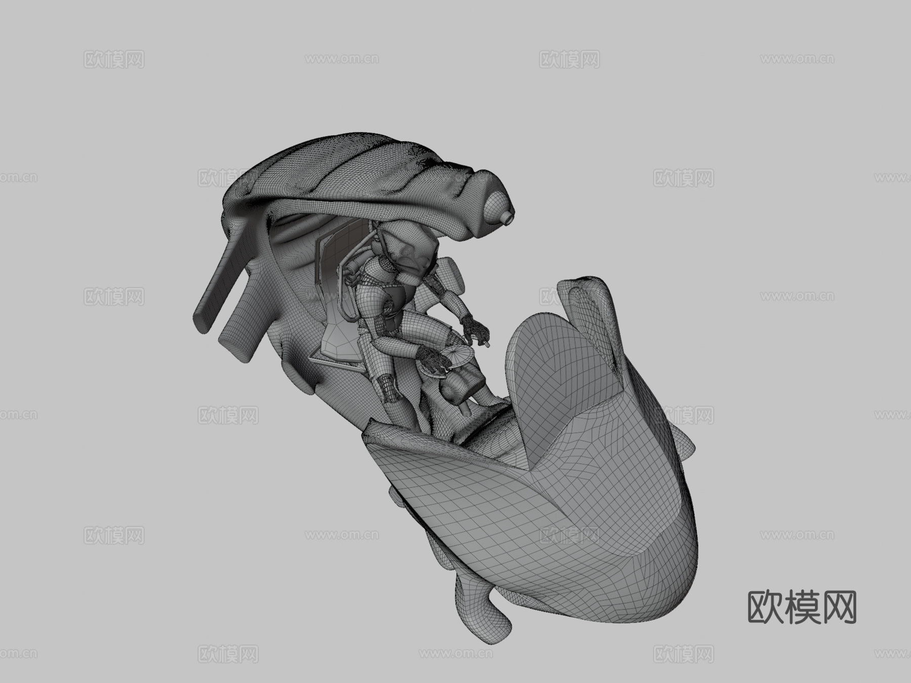 大黄蜂气垫船su模型