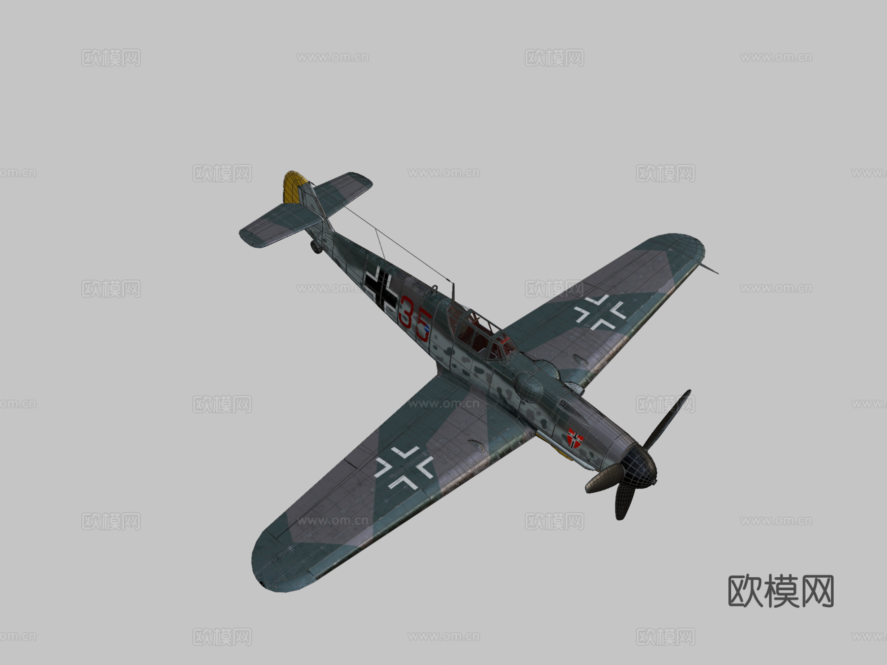 梅塞施密特Bf 109 Gsu模型