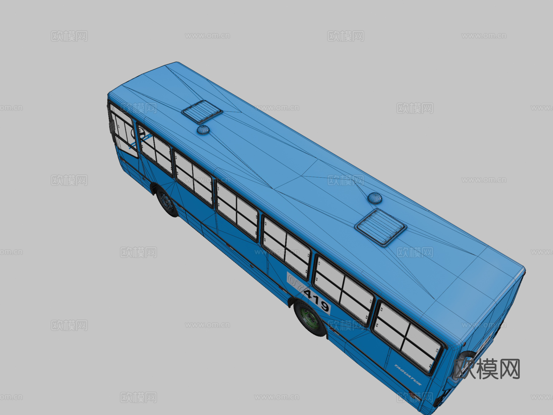 巴士卡 埃科斯 MB OF1721 完整su模型