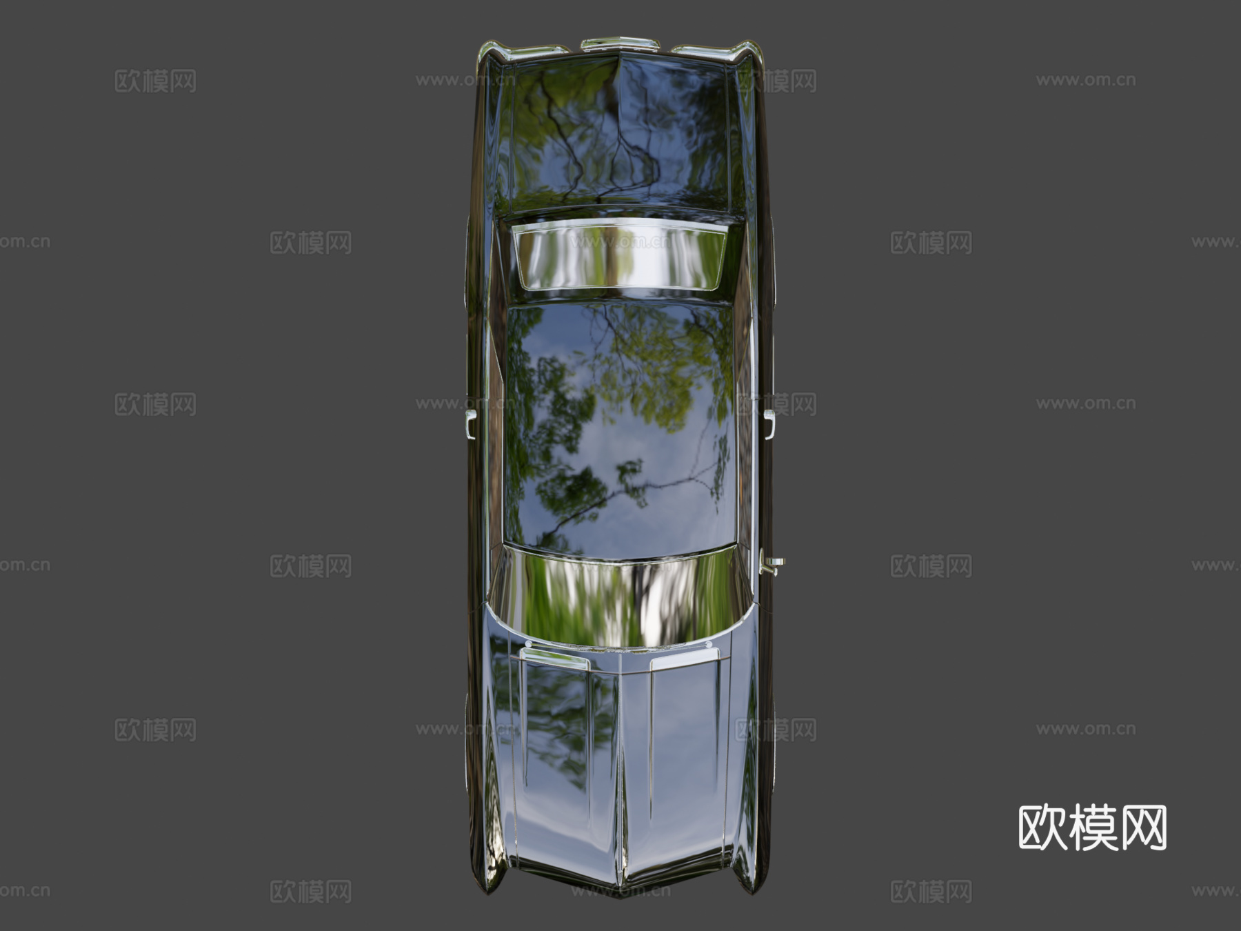 里维埃拉 黑色 钻机车 准备动画su模型