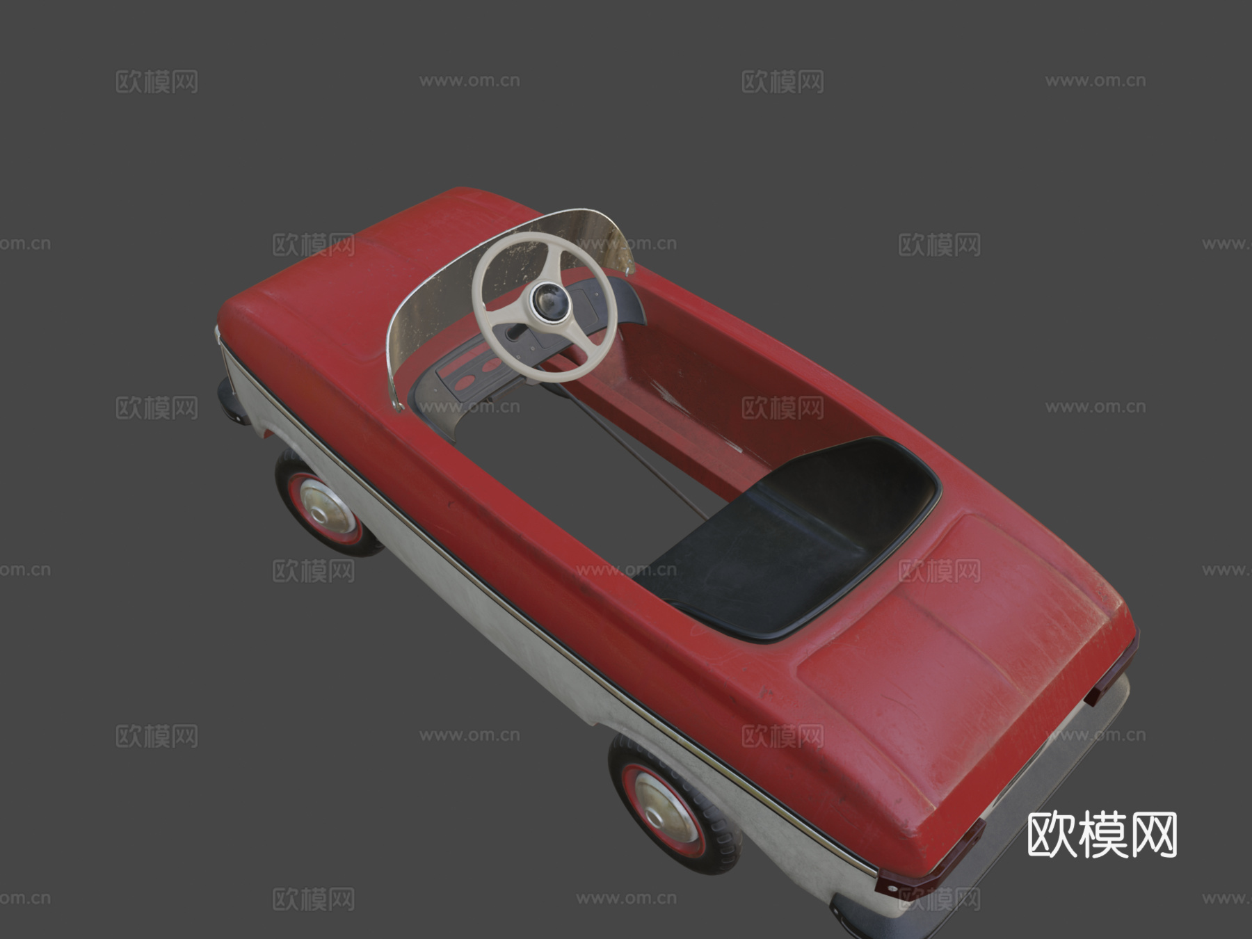 玩具车 高多边形模型su模型