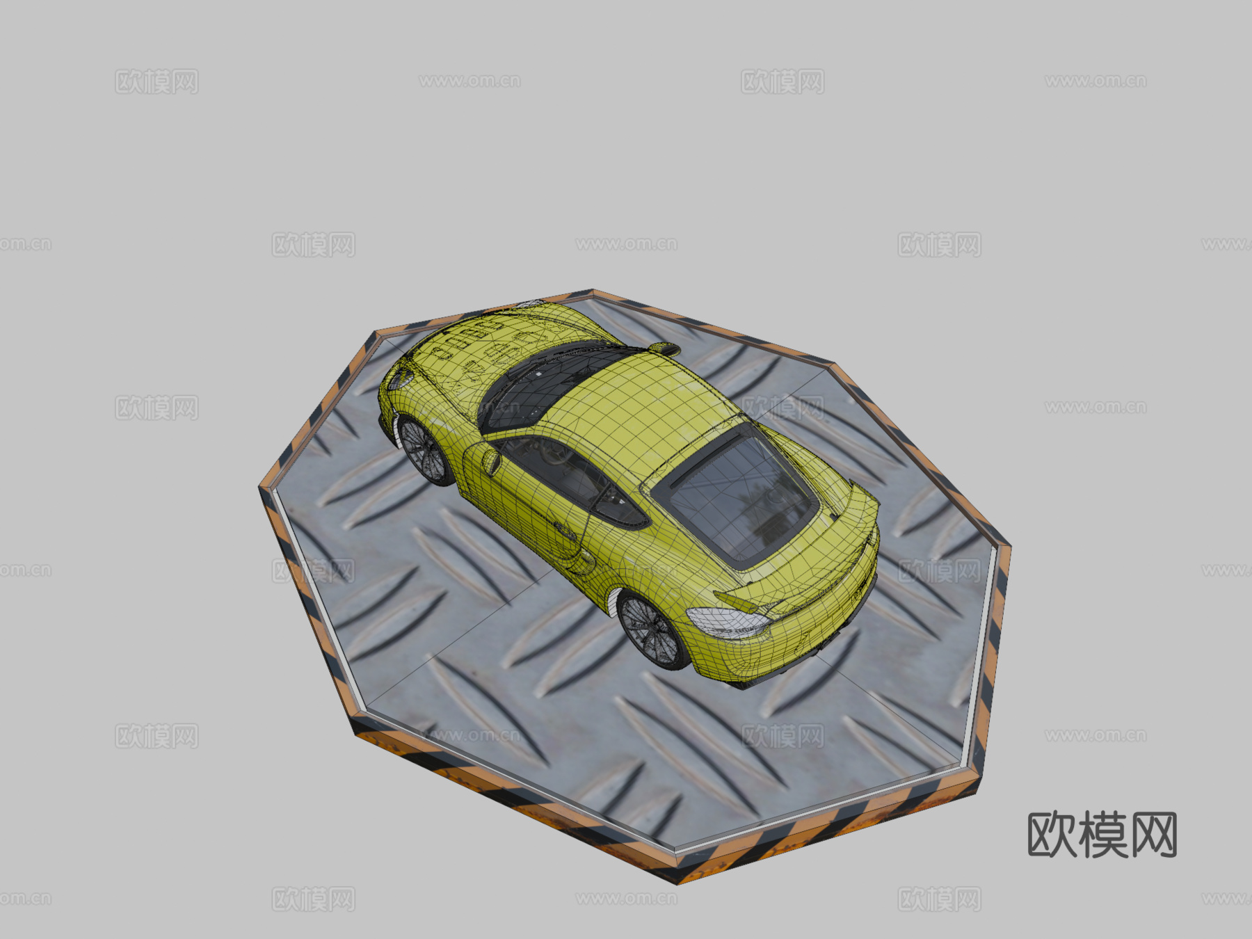 保时捷卡曼2017su模型