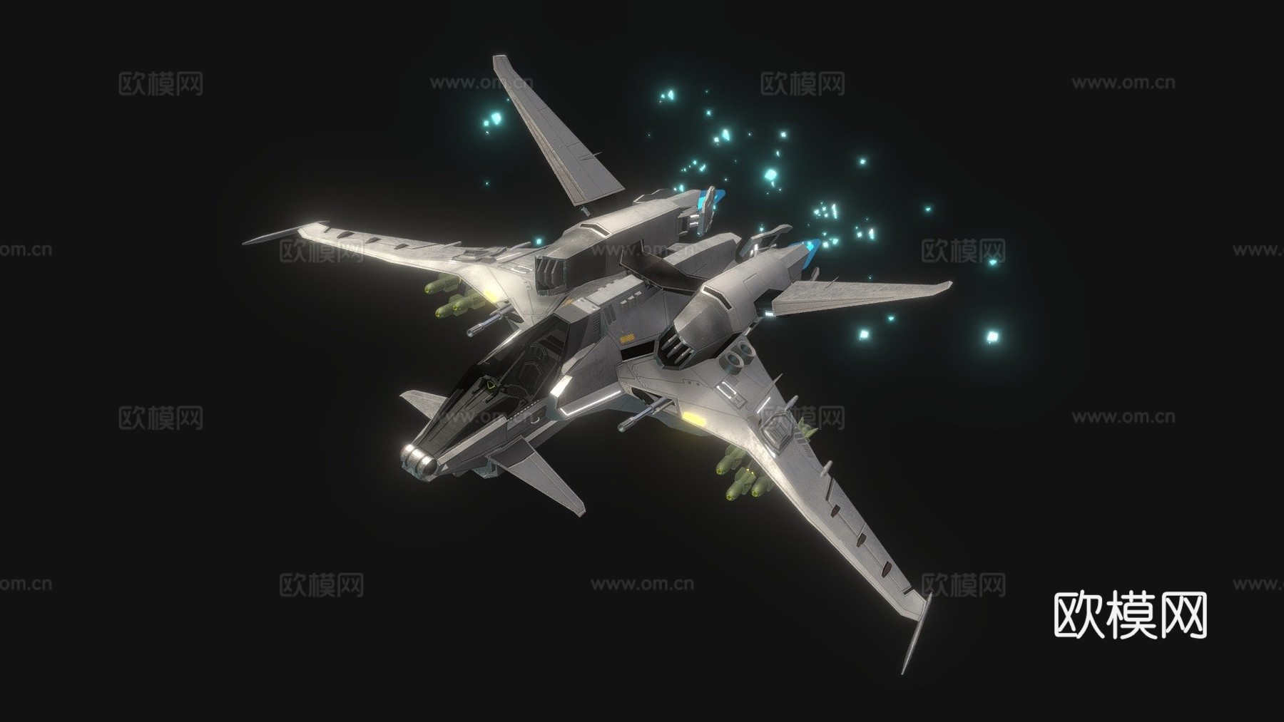 低多边形飞机 毒蛇su模型