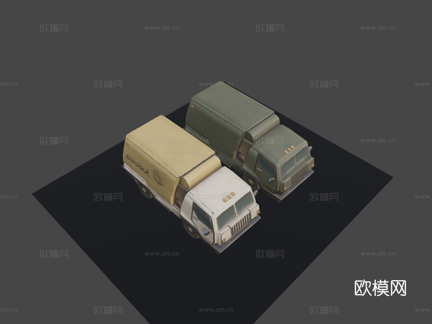 未来风格GAZ66su模型