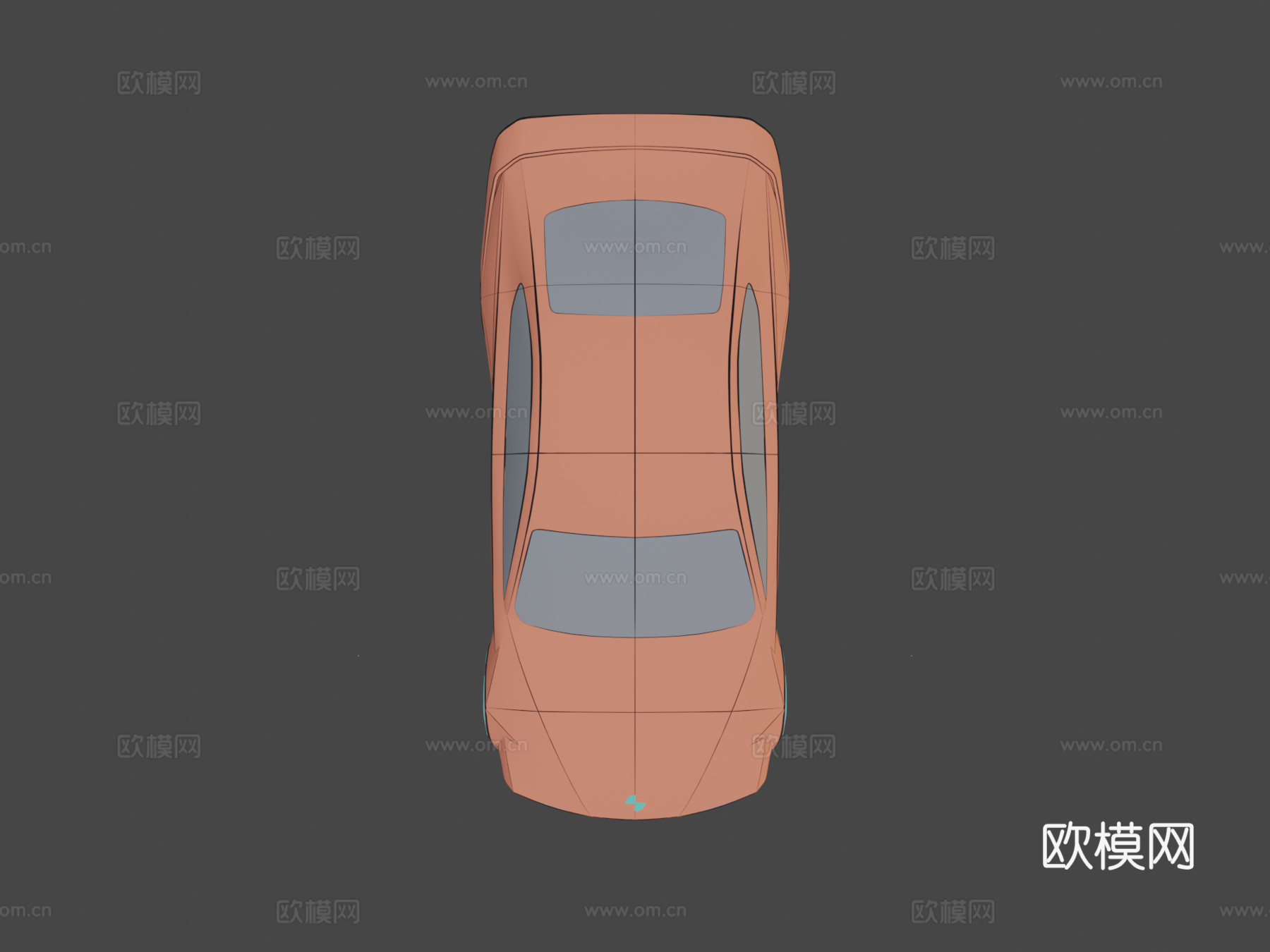 宝马赛车表面su模型