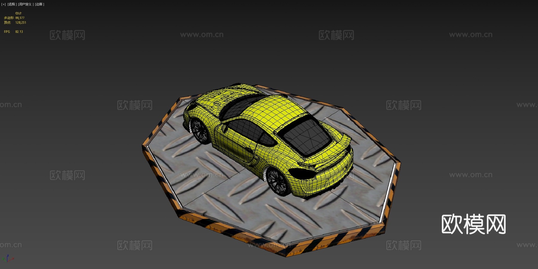 保时捷卡曼2017su模型