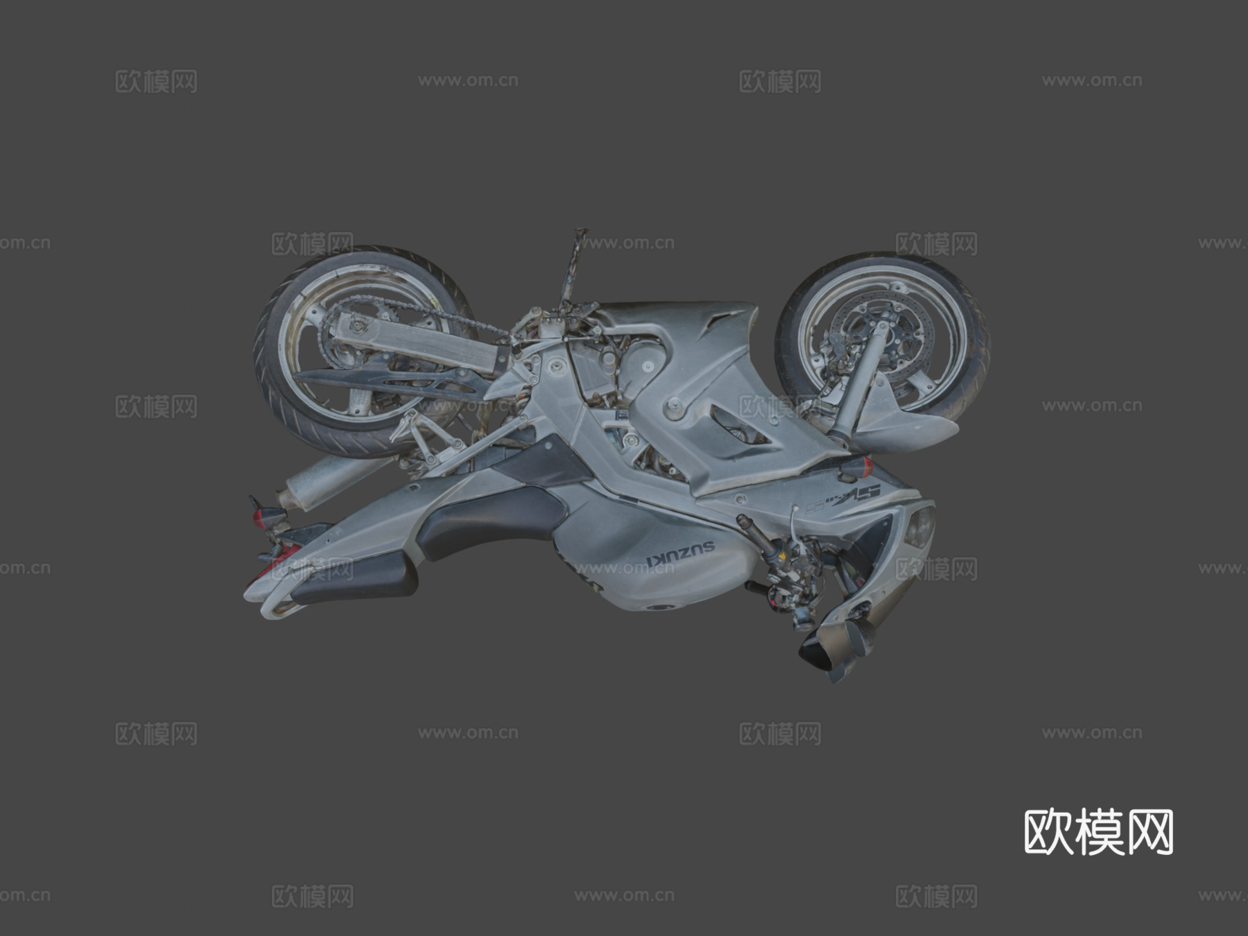 摩托车 铃木 SV 650s 3D 扫描su模型