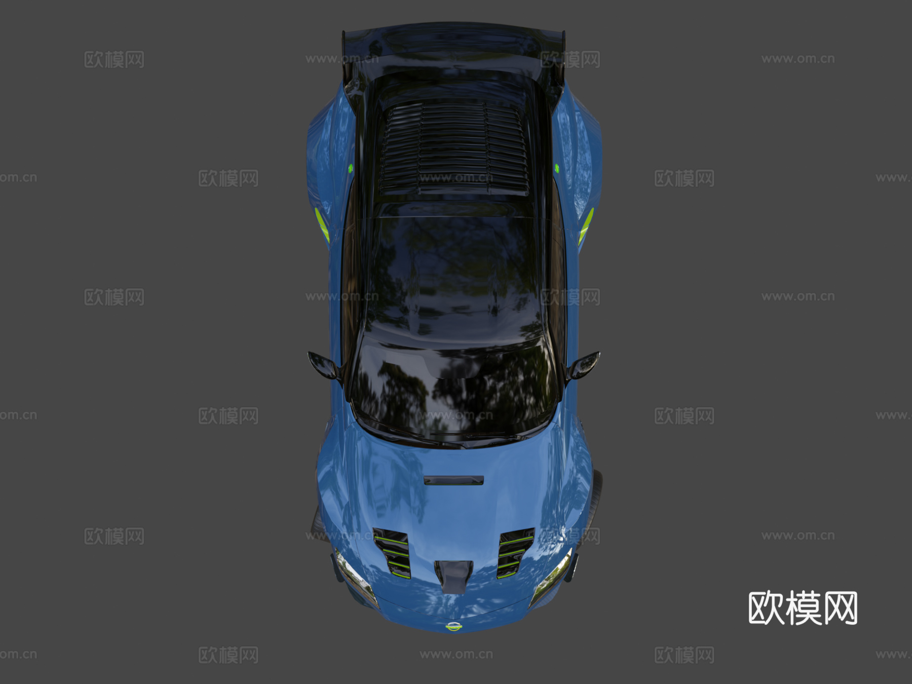 日产400Z火箭兔宽体套件su模型