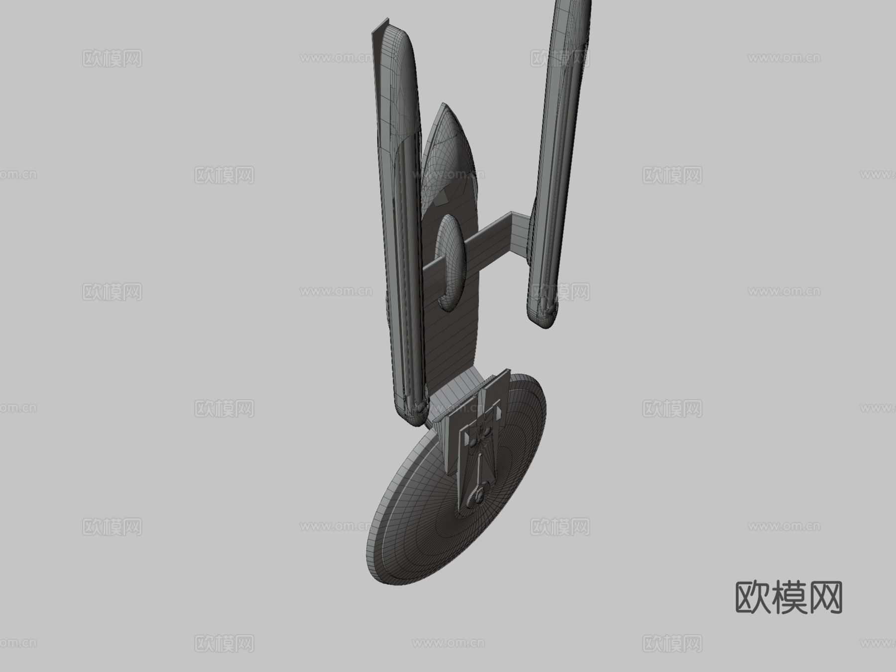 美国星舰 卓越号 NCC2000 变体 V2su模型