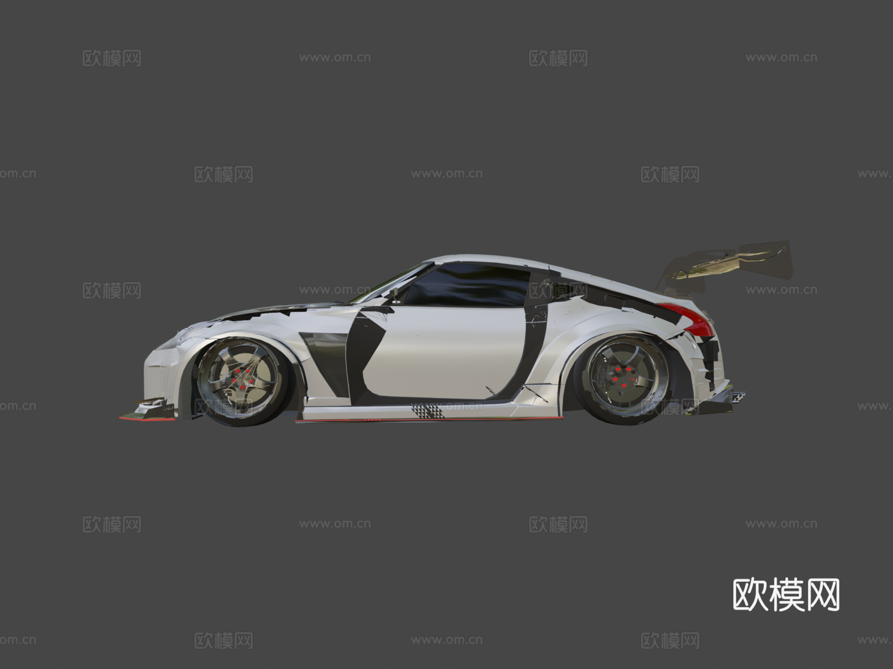 日产370Z瓦里斯套件项目su模型