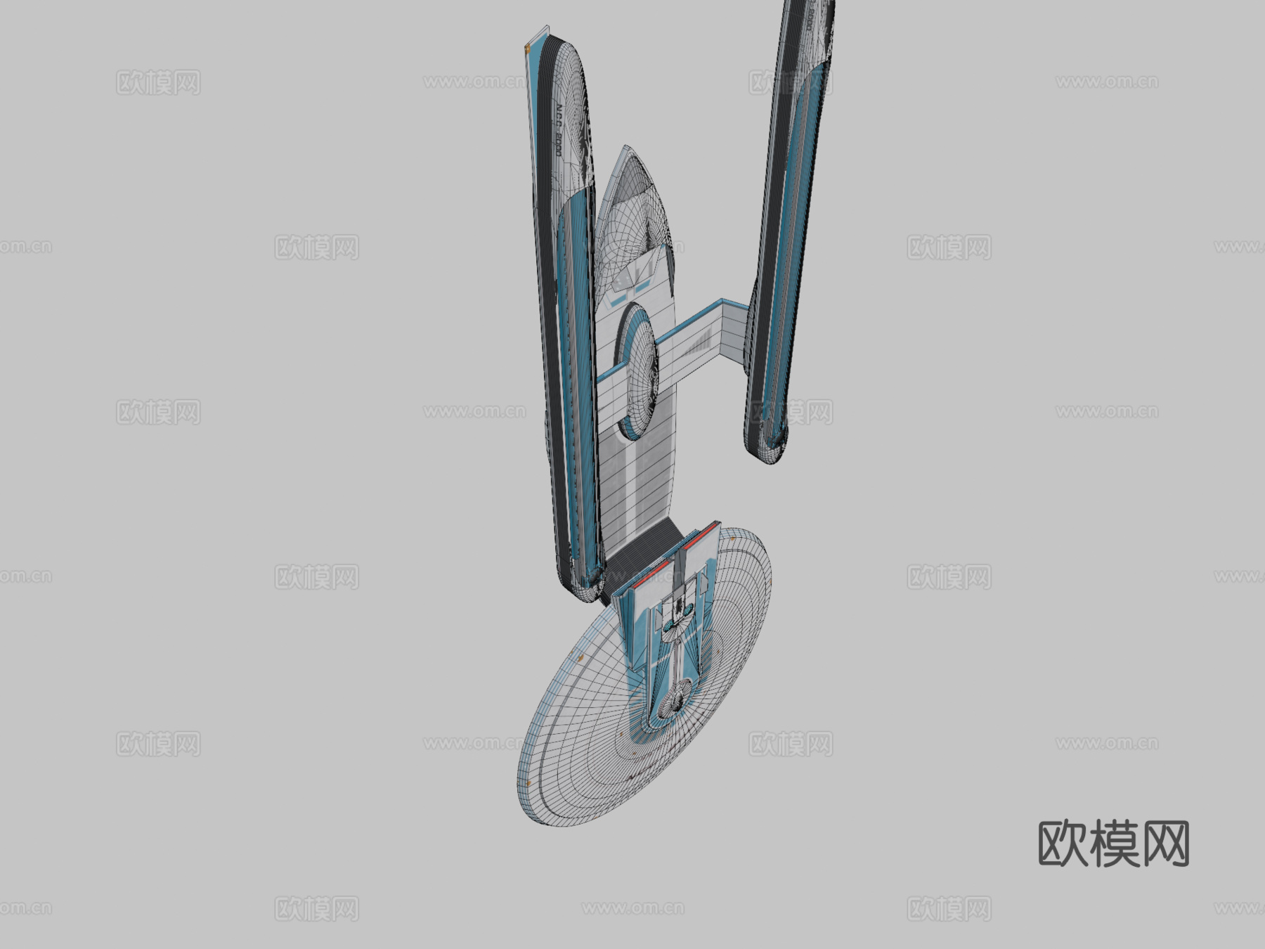 美国星舰 卓越号 NCC2000 变体 V2su模型