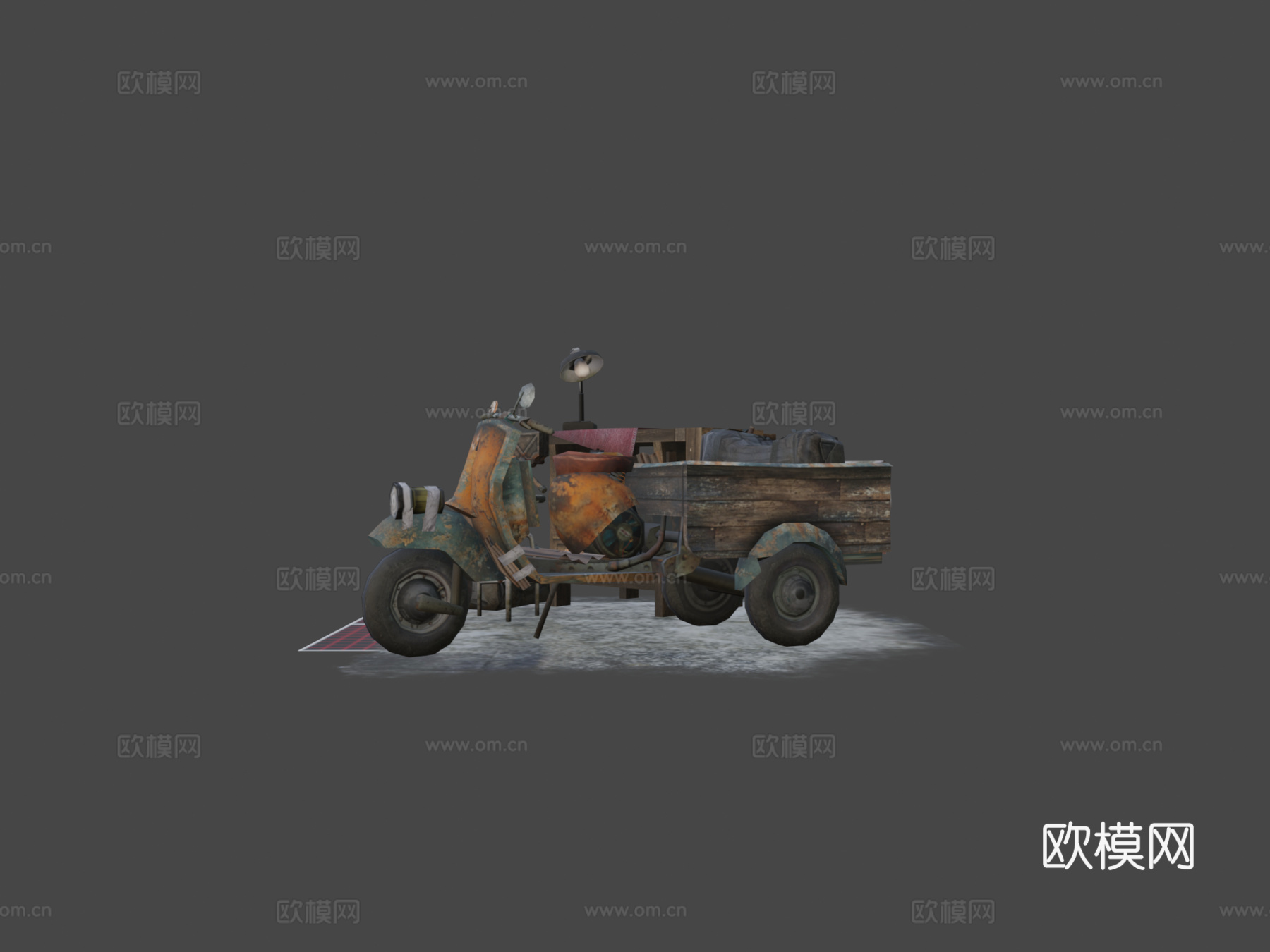 DAE 5 完成道具 锈生su模型