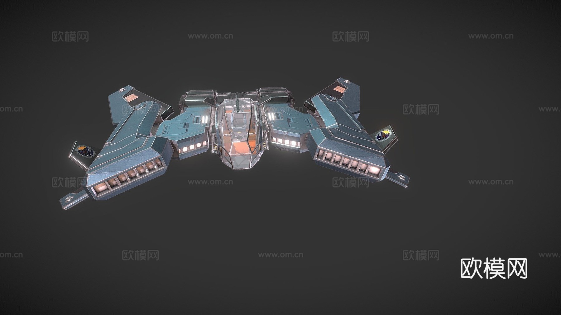 福尔肯德莱西太攀蛇Mk II动画机翼su模型