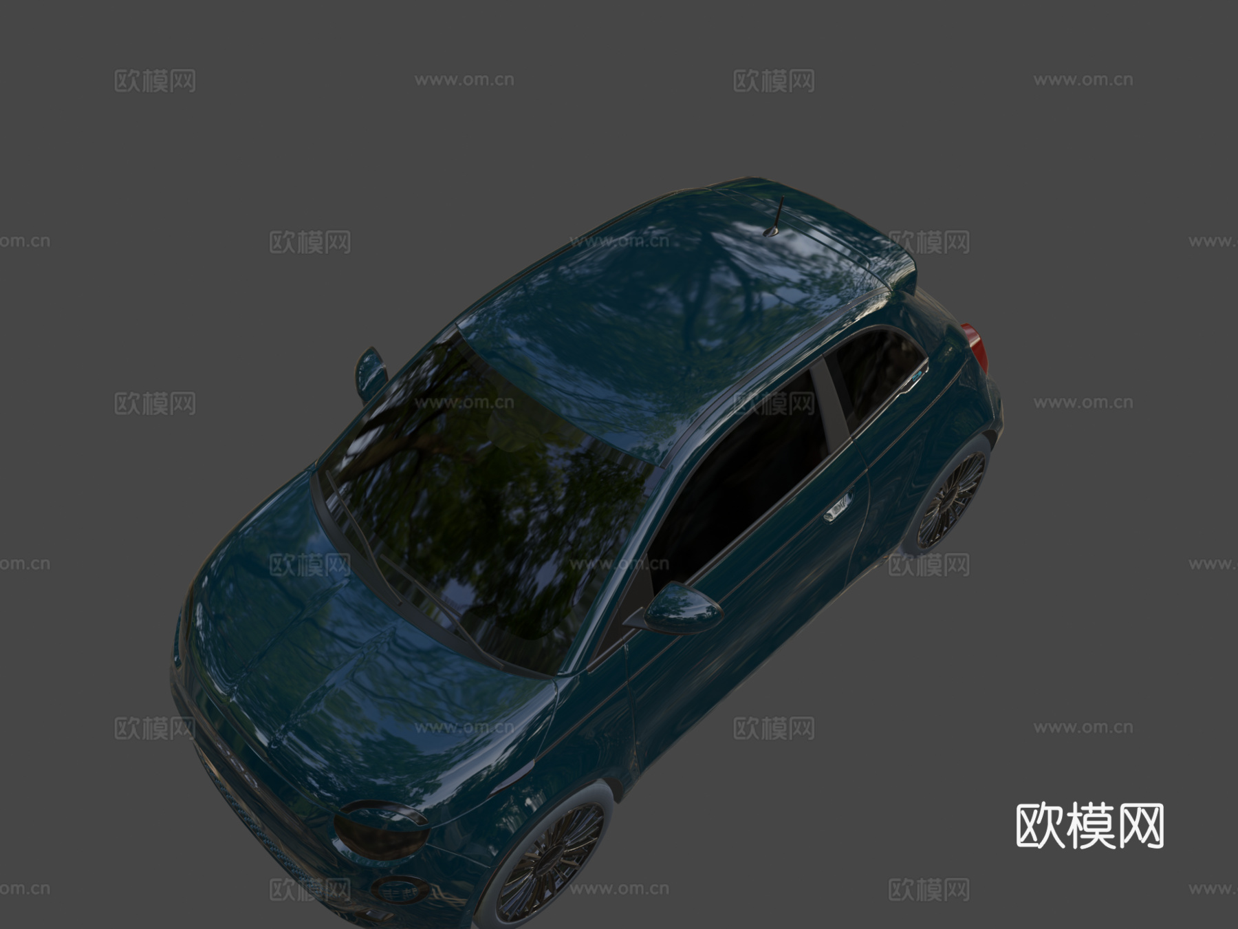 菲亚特500su模型