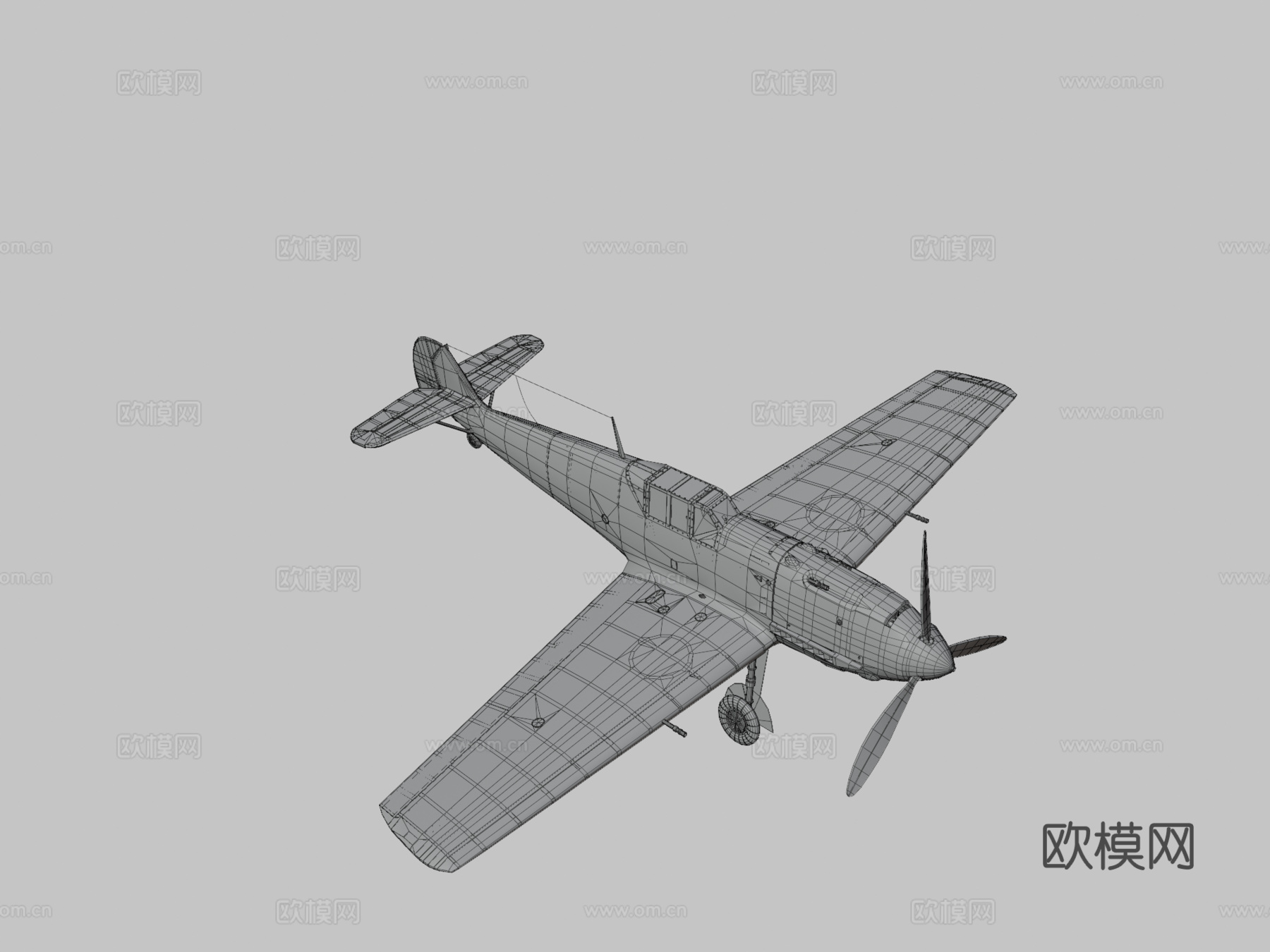 梅塞施密特 Bf 109 埃米尔 内饰su模型