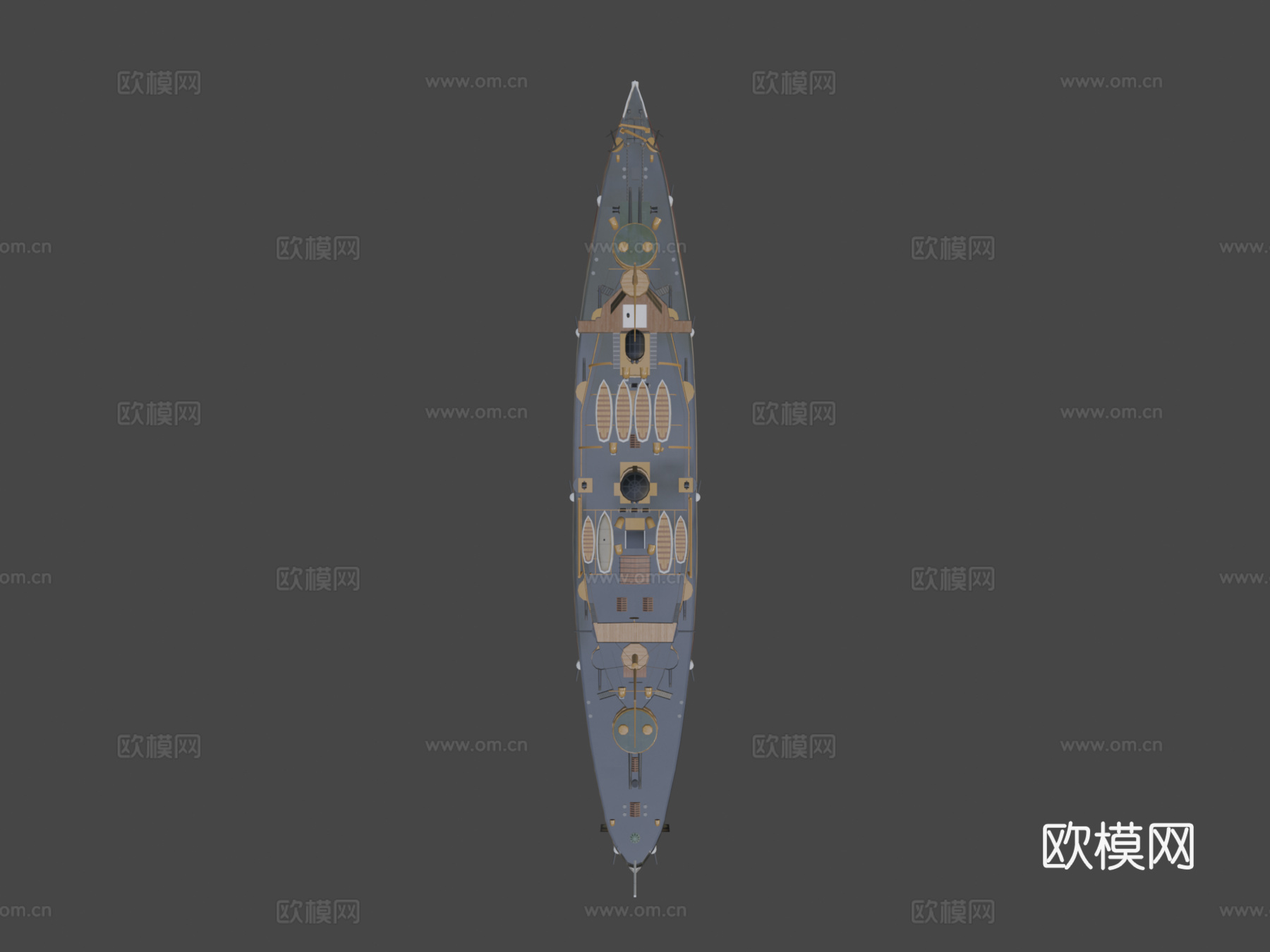 USS奥林匹亚C6su模型