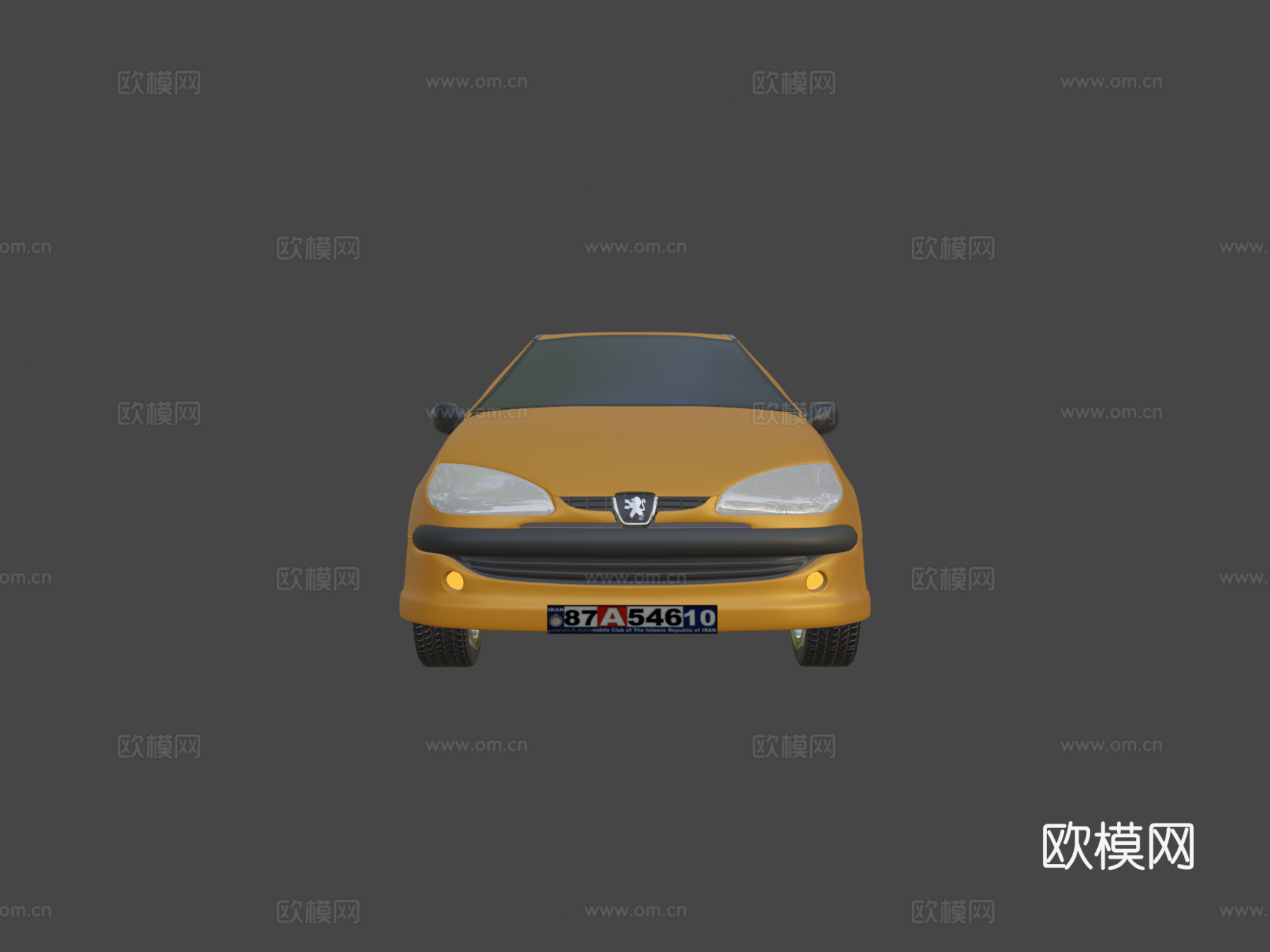 汽车 标致 206su模型