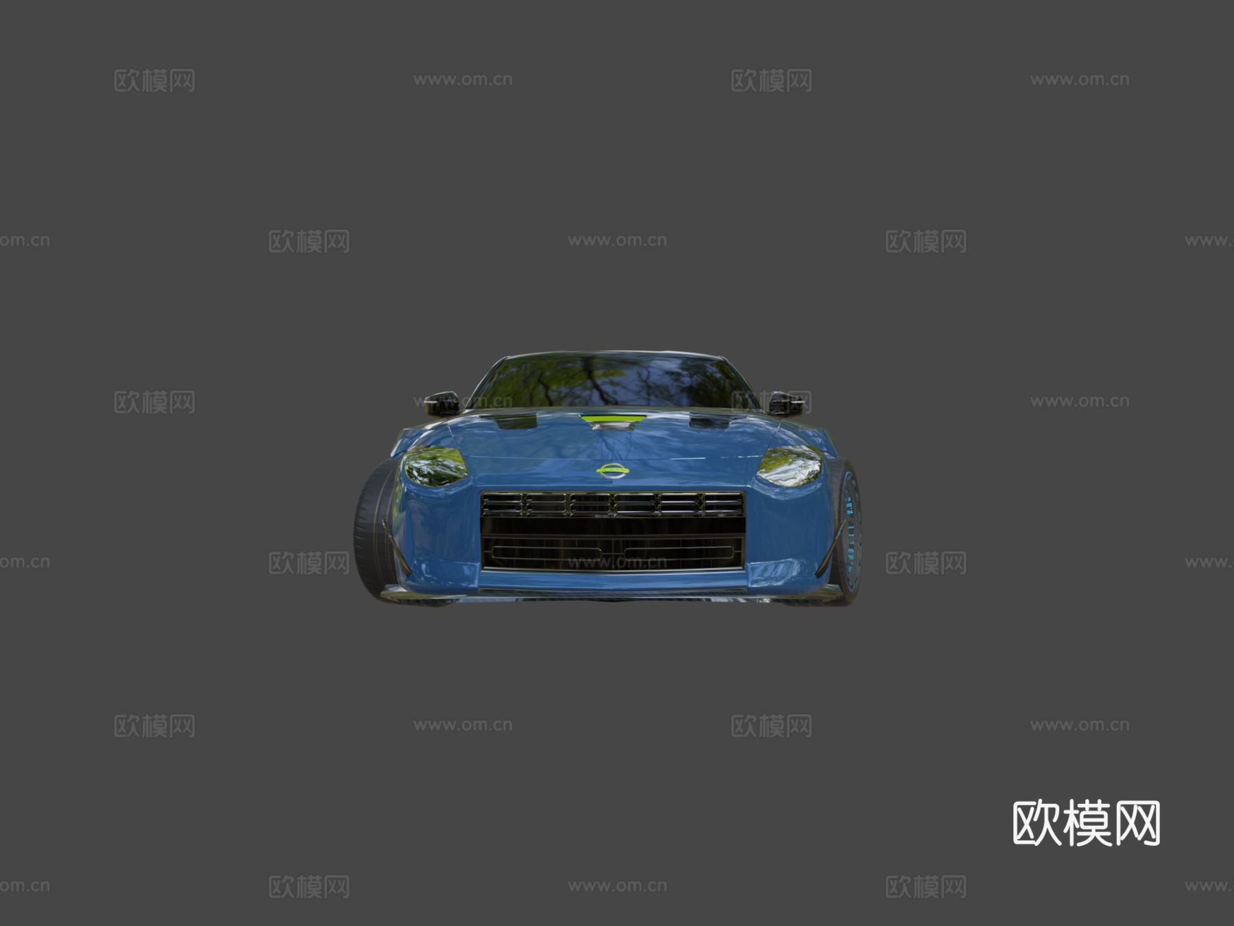 日产400Z火箭兔宽体套件su模型