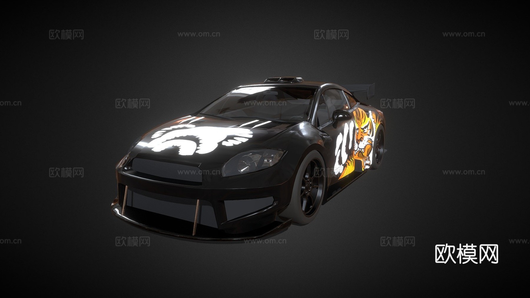 大卢日蚀GT极品飞车最高通缉su模型