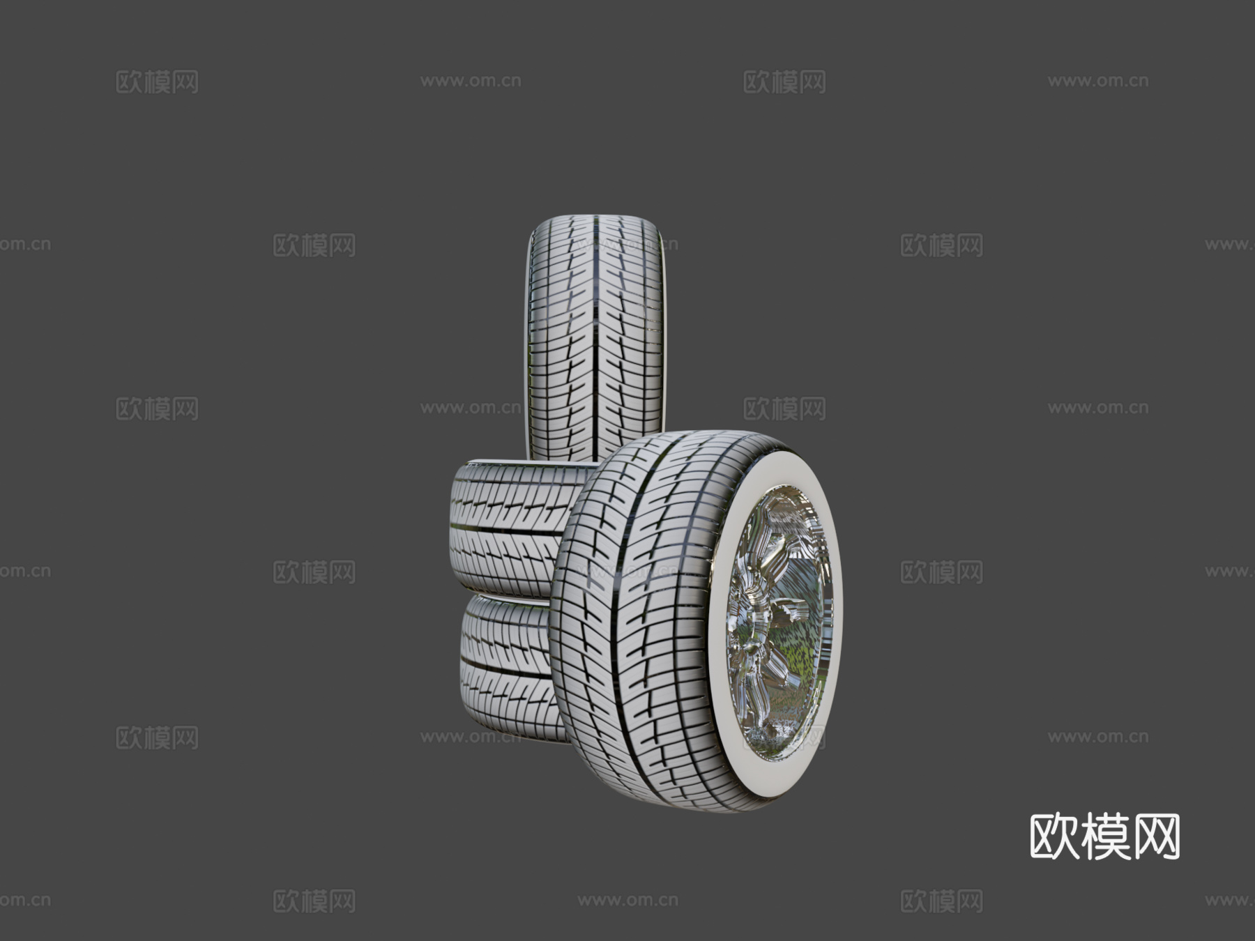 轮胎su模型