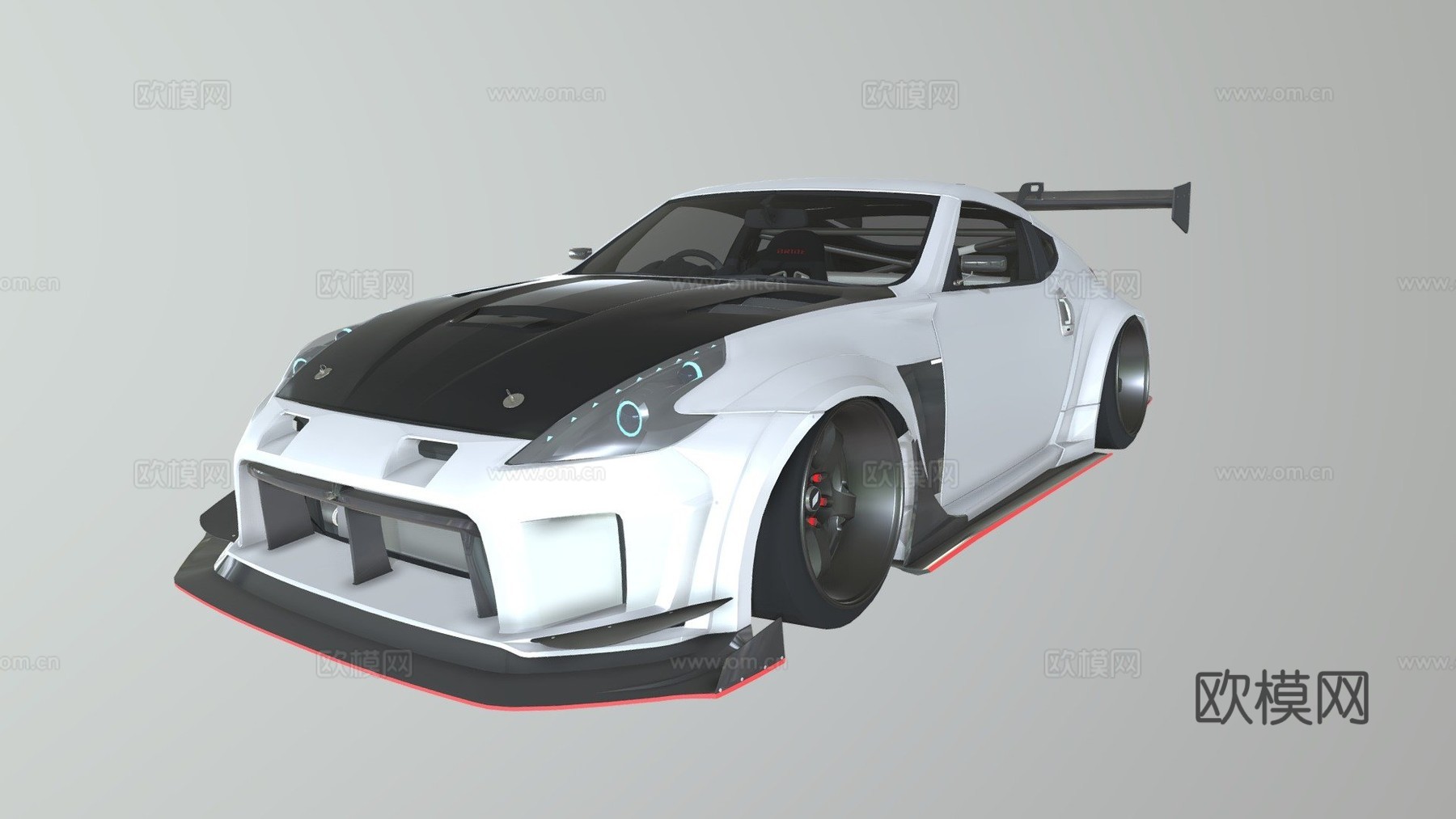 日产370Z瓦里斯套件项目su模型