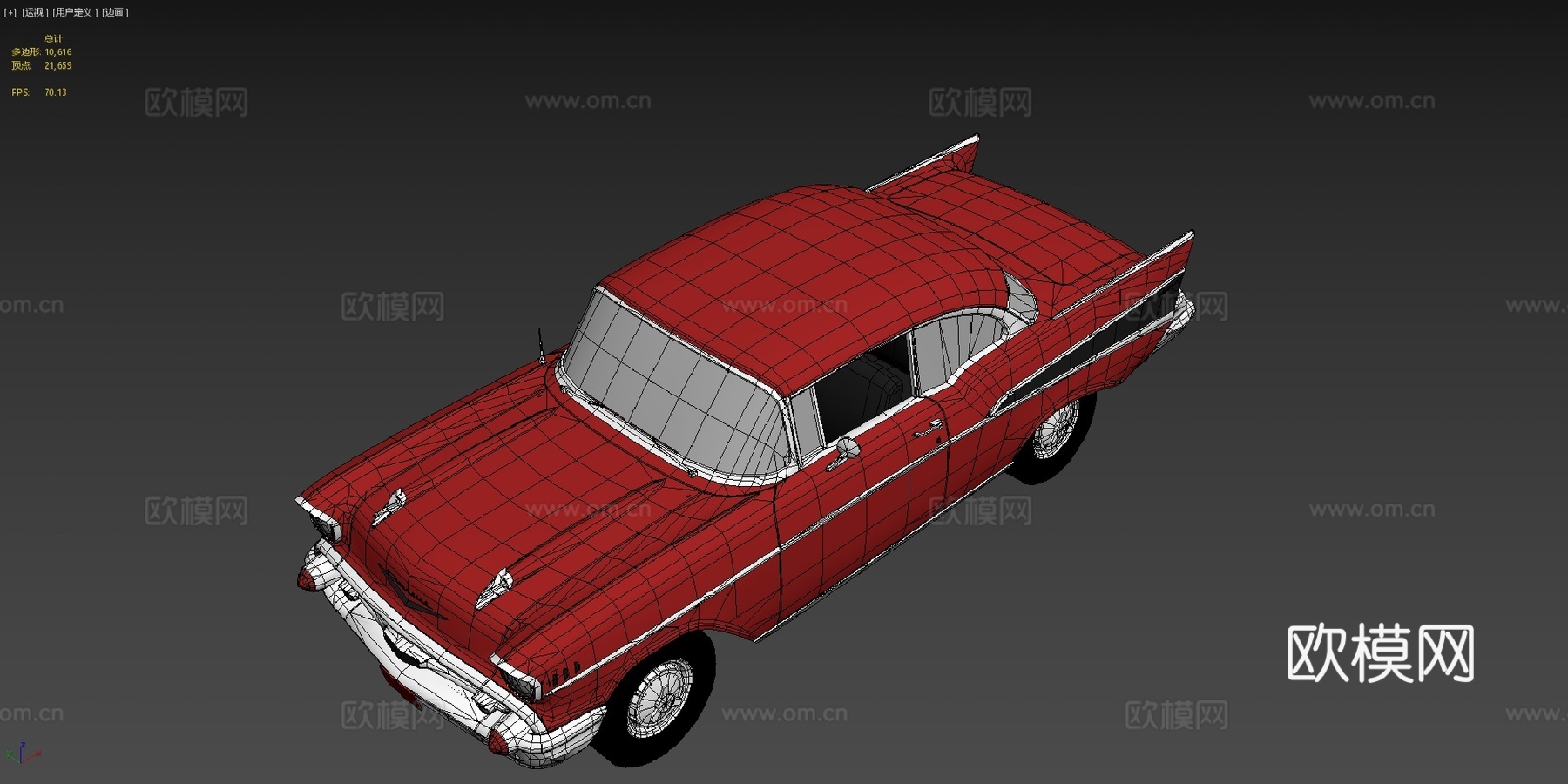 雪佛兰 贝尔艾尔su模型