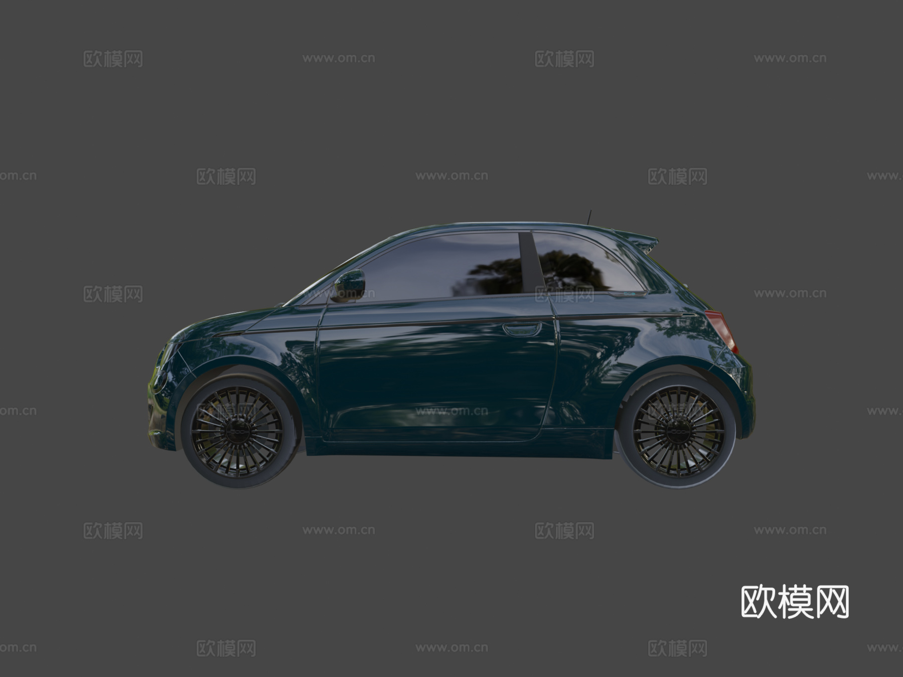 菲亚特500su模型