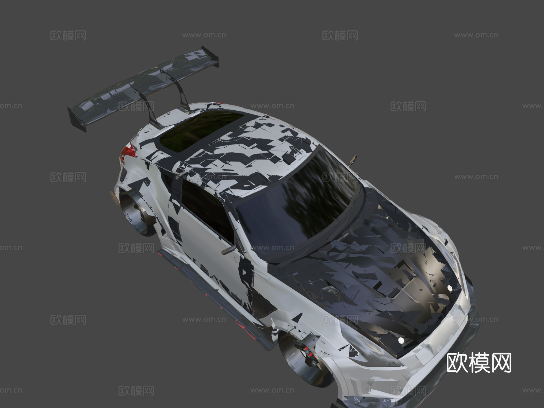 日产370Z瓦里斯套件项目su模型