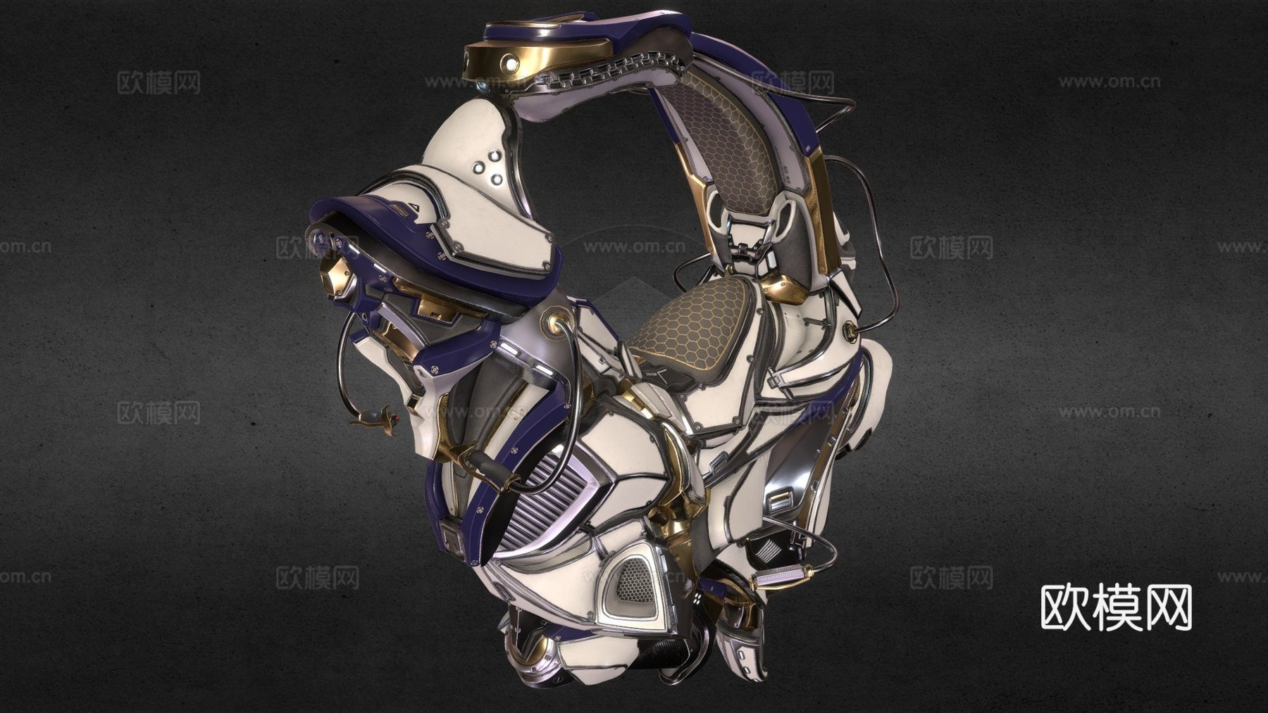 科幻自行车01su模型