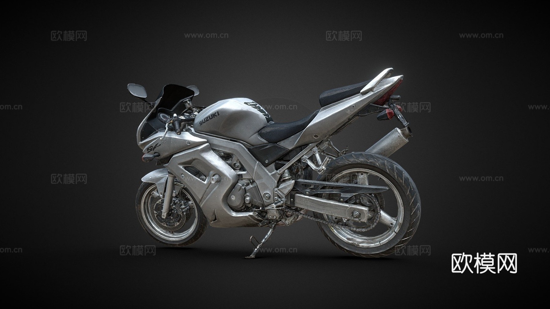 摩托车 铃木 SV 650s 3D 扫描su模型