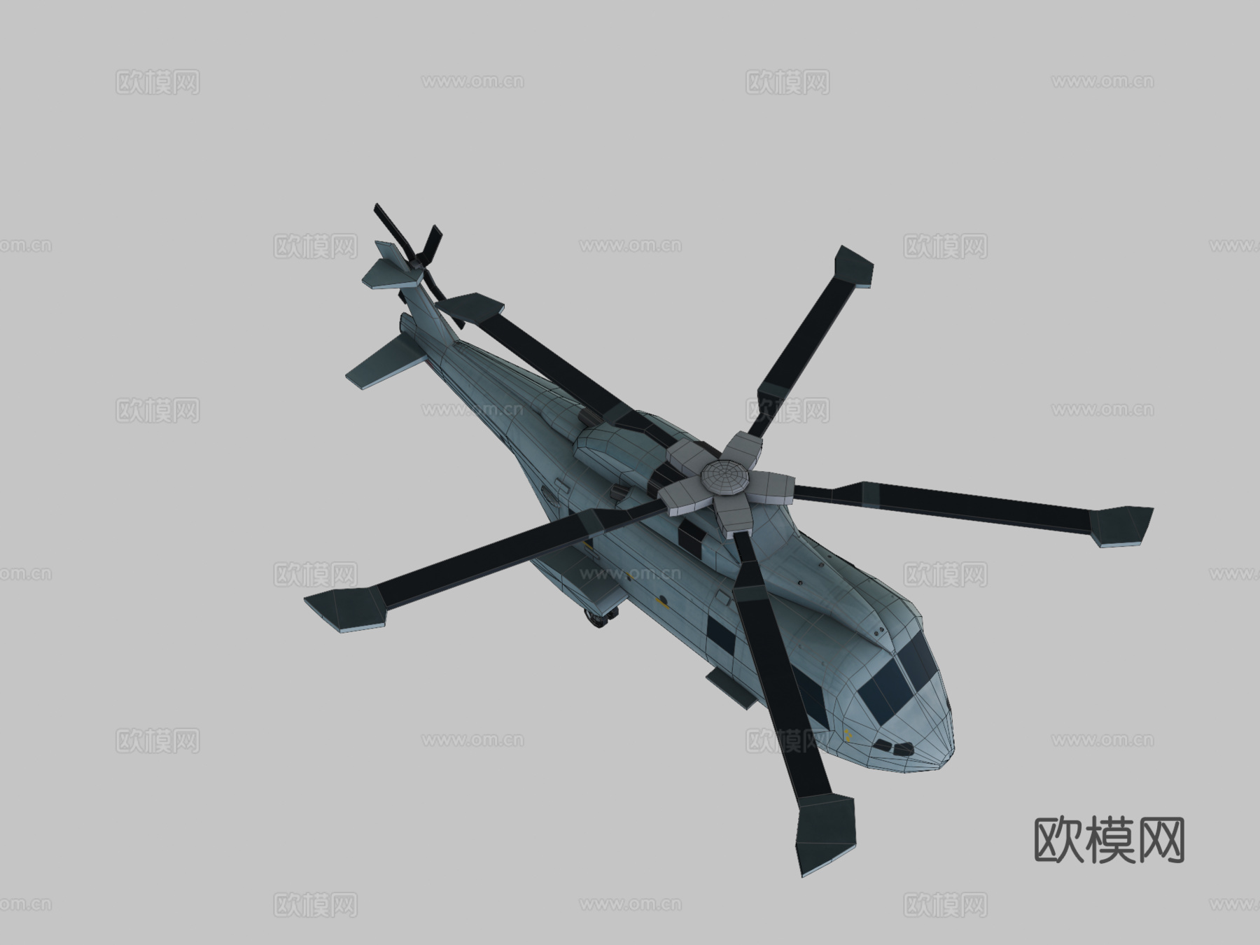 直升机su模型