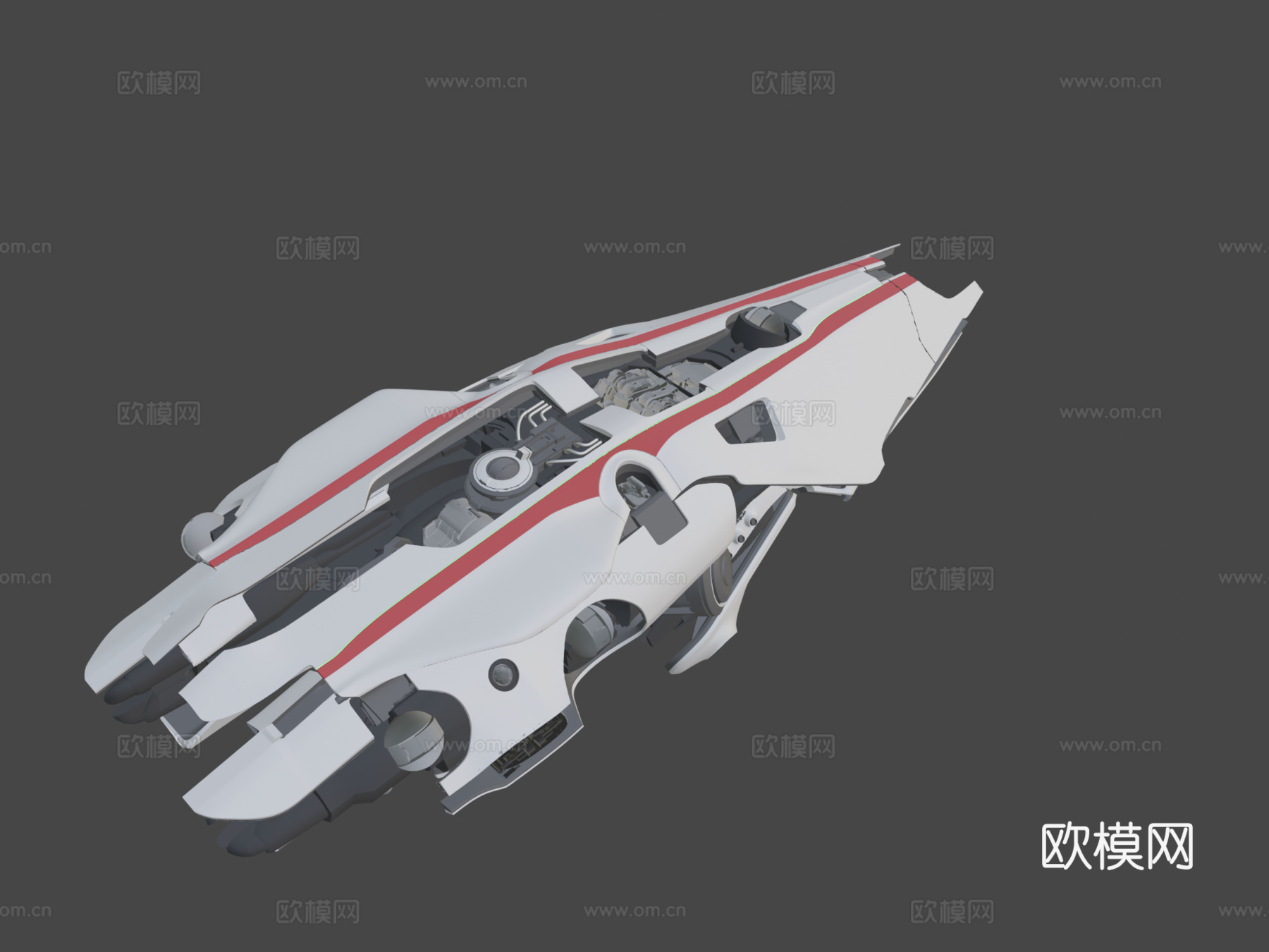 中型战术巡洋舰 阿科罗 第四级su模型