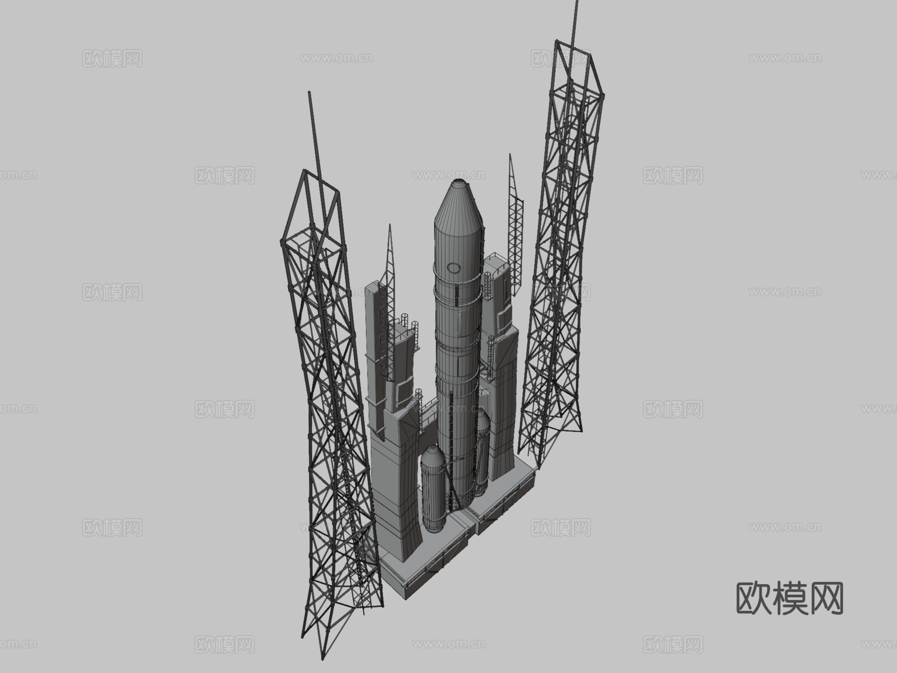 HIIA SC04AII火箭su模型