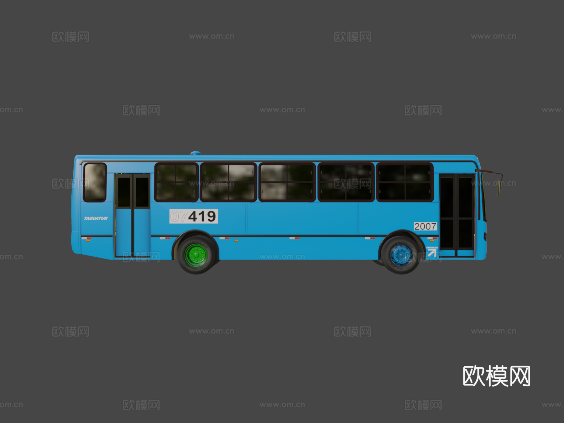 巴士卡 埃科斯 MB OF1721 完整su模型