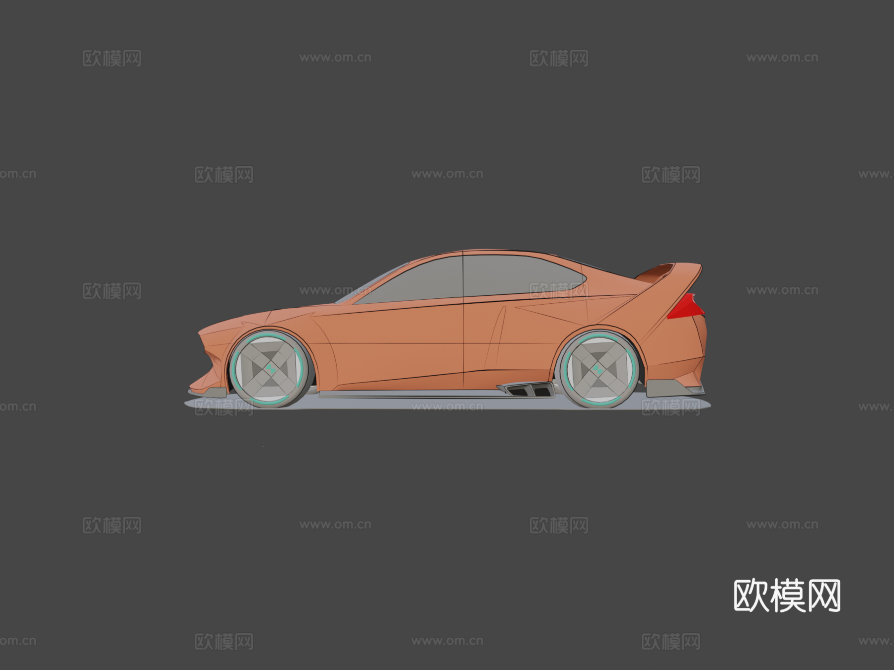 宝马赛车表面su模型