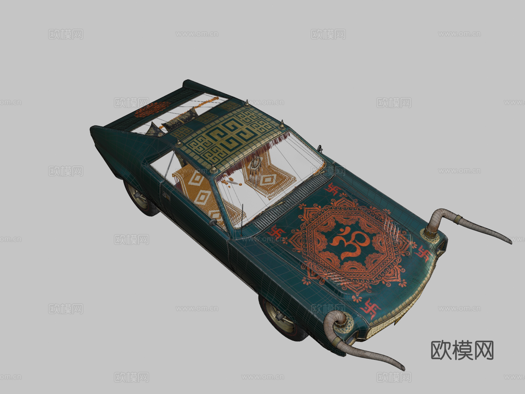 甘尼萨 汽车su模型