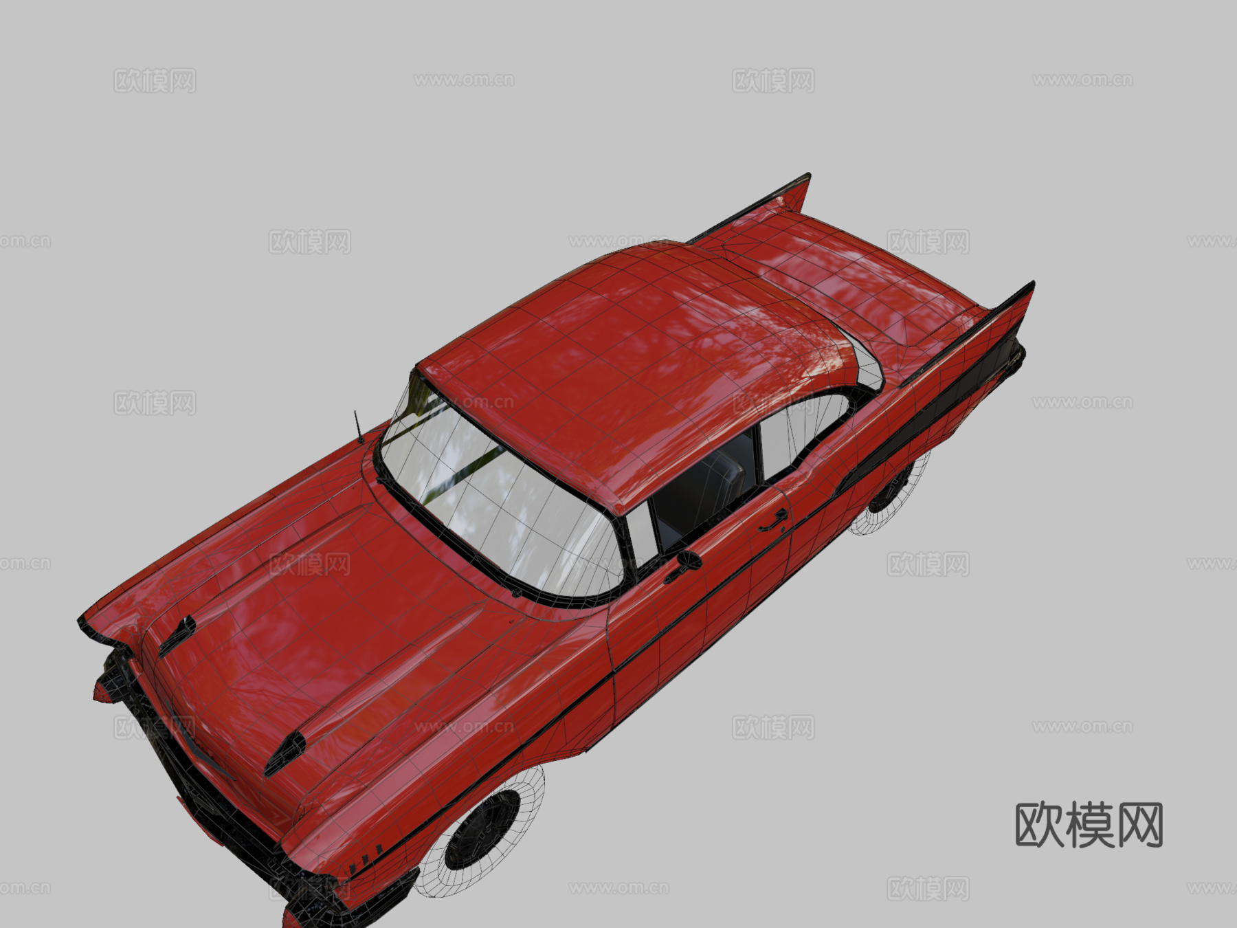 雪佛兰 贝尔艾尔su模型