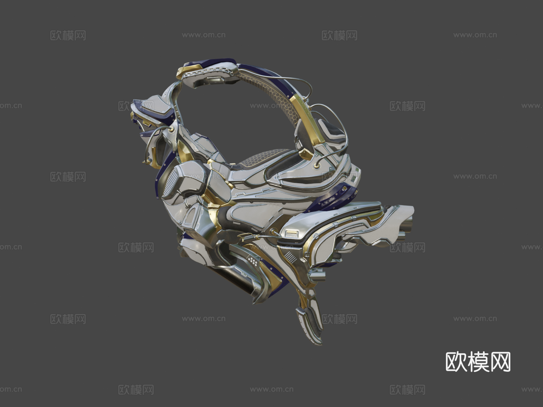 科幻自行车01su模型